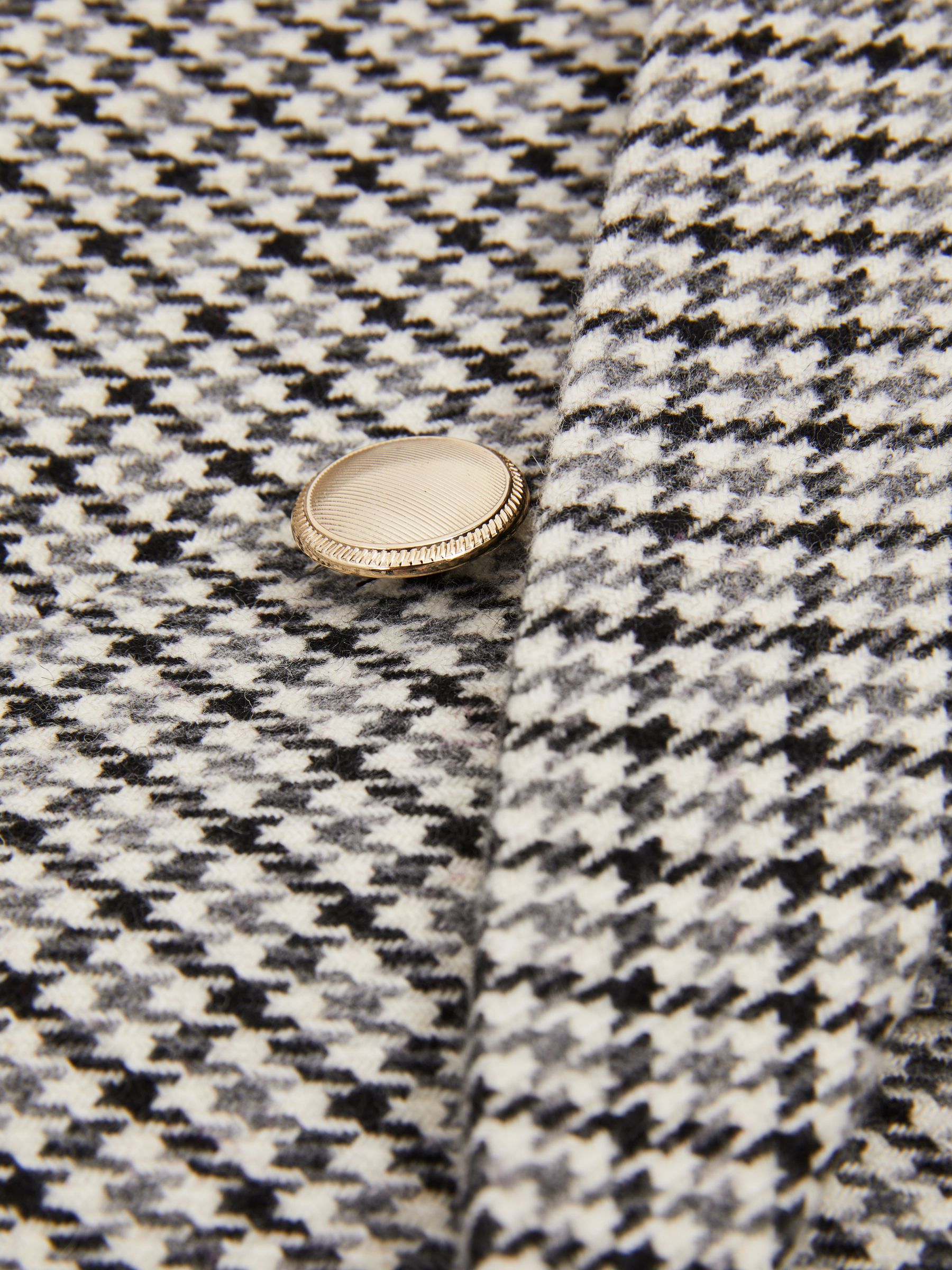 9-13 yrs Checked Double Breasted Suit Blazer in Black - Image 4 of 4