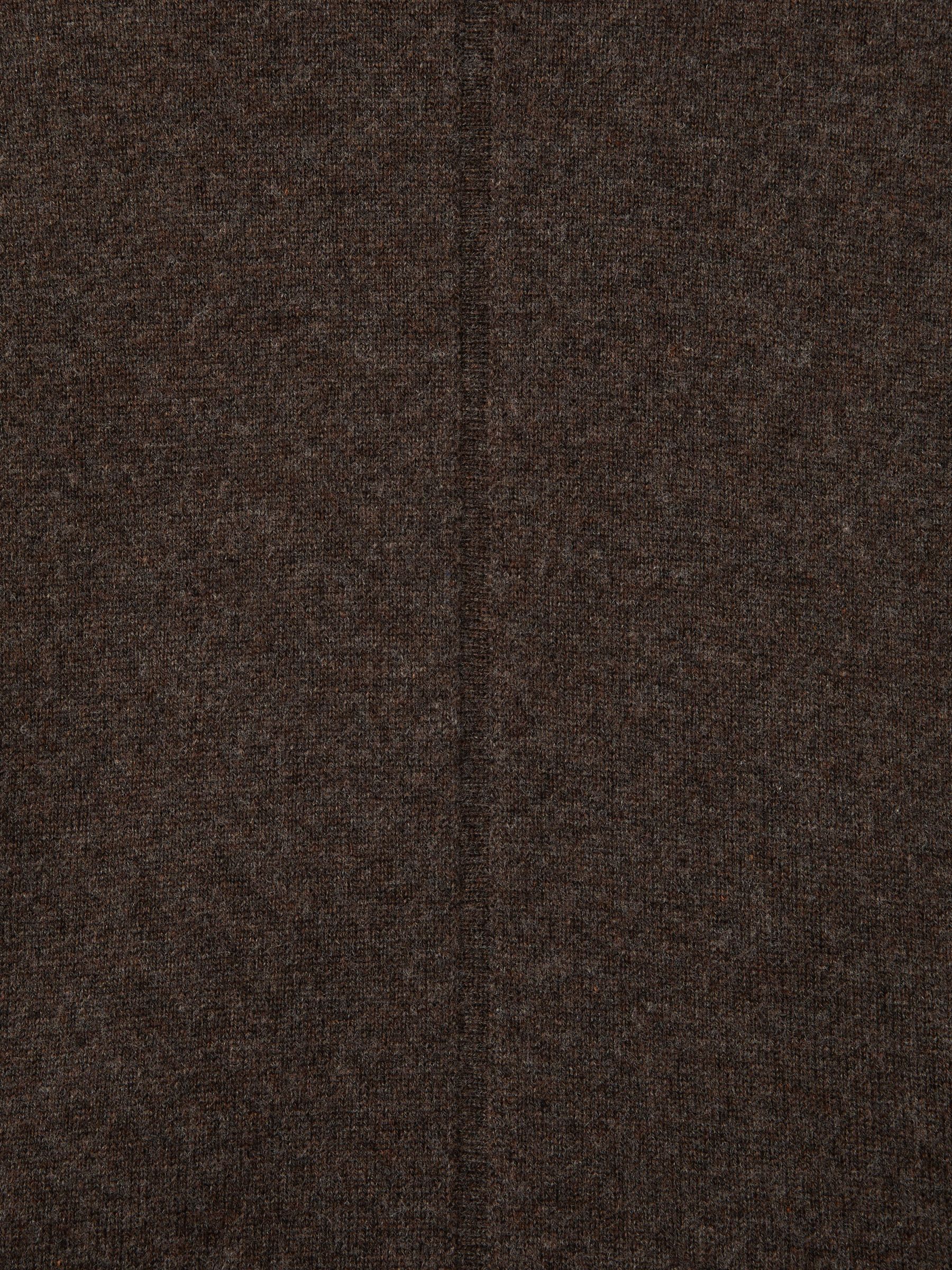 Petite Jumper Dress with Wool and Cashmere in Chocolate - Image 5 of 6