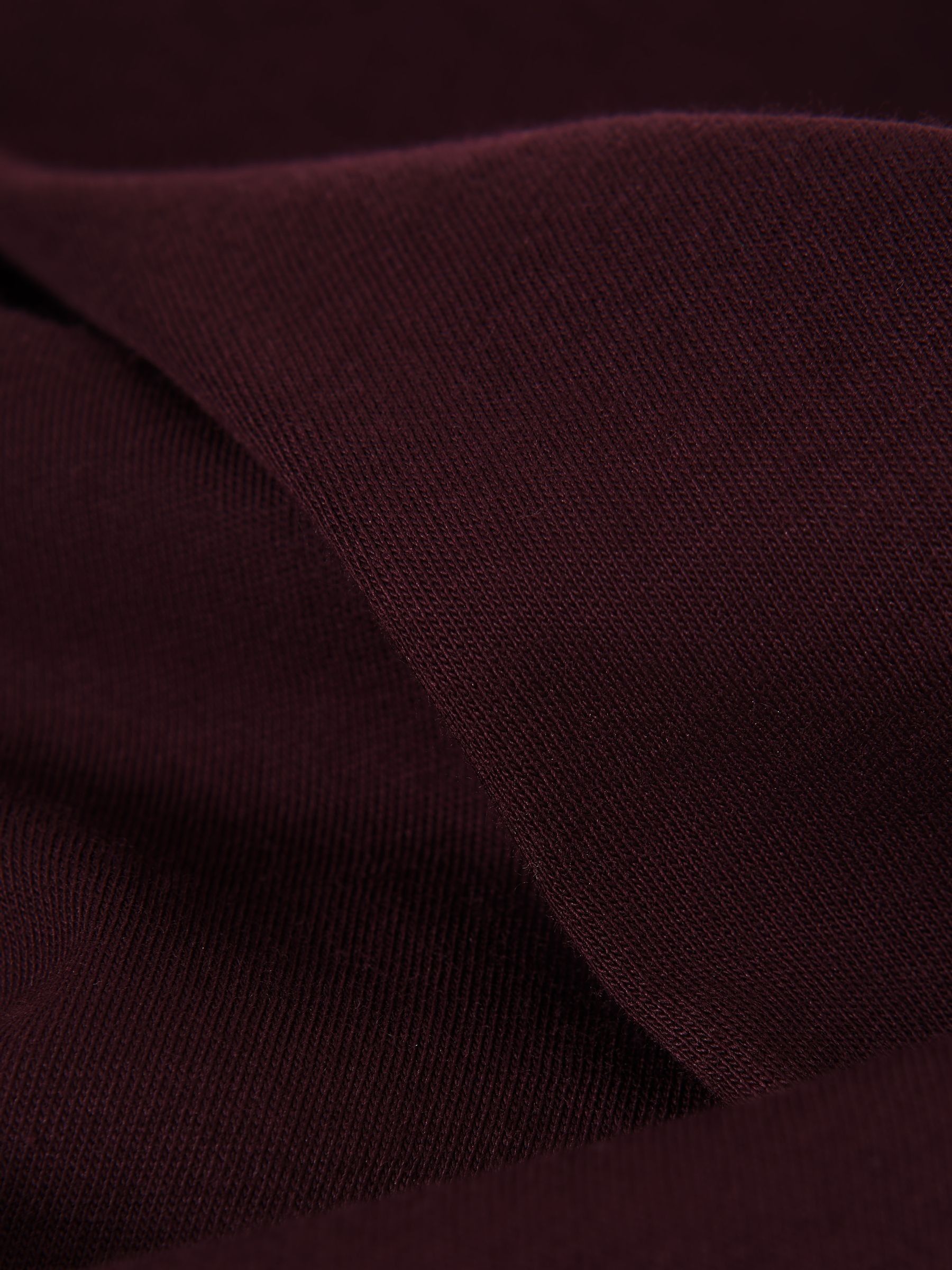 13-14 yrs Cotton-Blend Jersey Crew-Neck T-Shirt in Bordeaux - Image 6 of 6