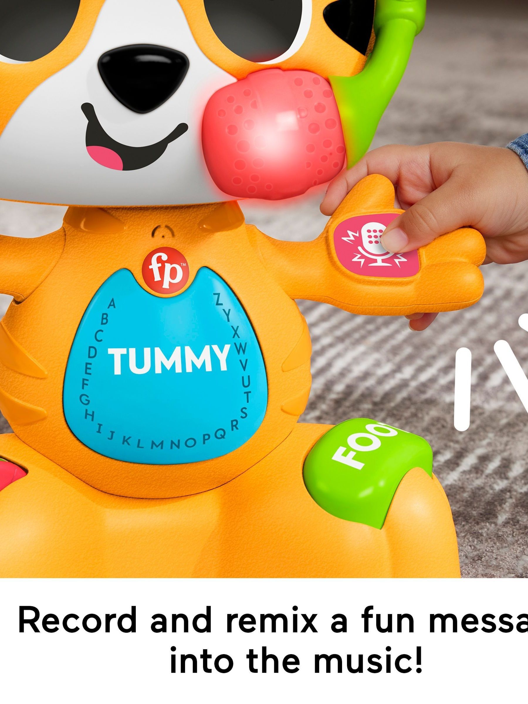 Fisher Price No Colour Link Squad Bop & Learn Tiger - Image 3 of 6