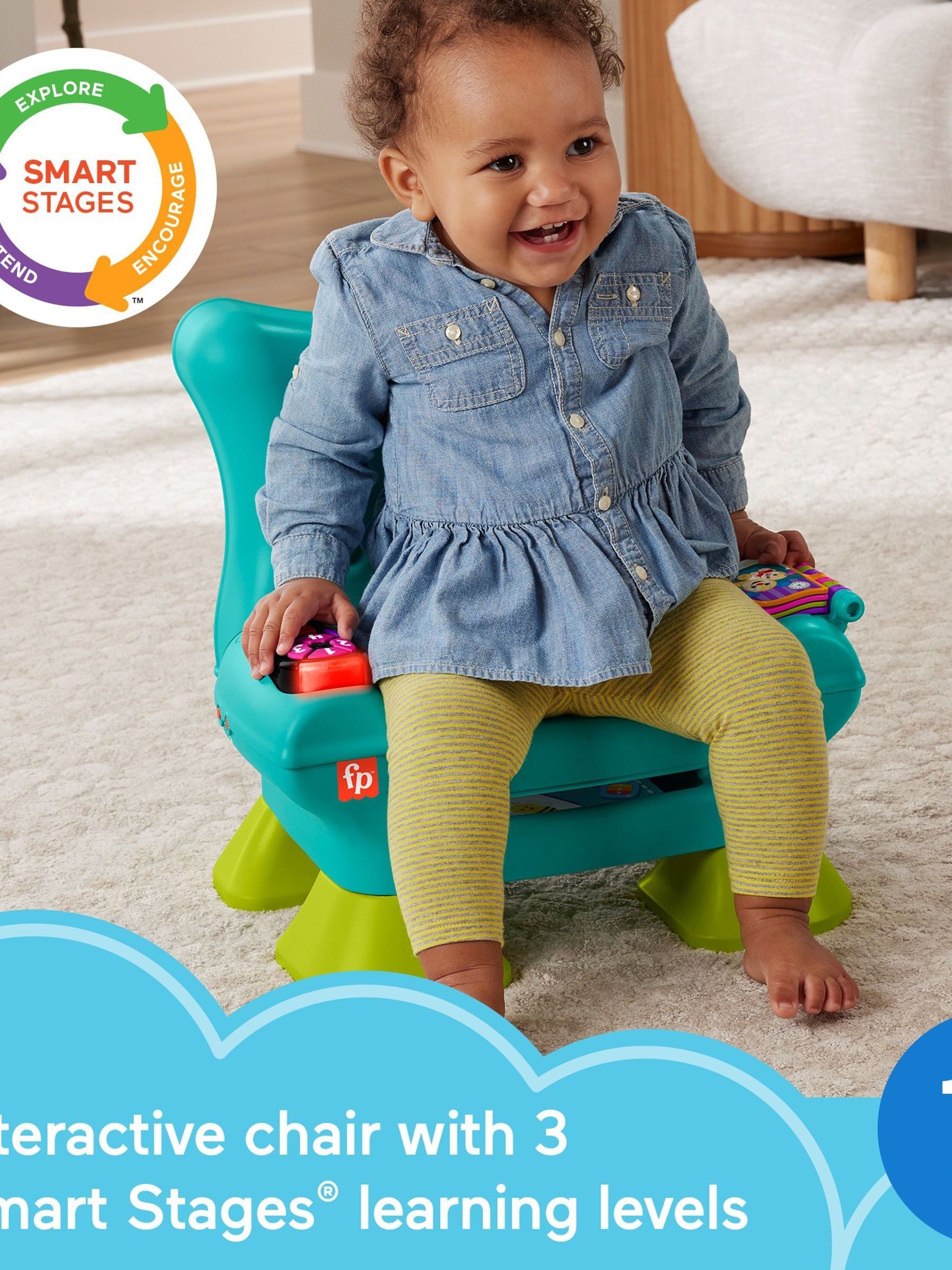 Fisher Price No Colour  Laugh & Learn Smart Stages Chair - Image 5 of 5