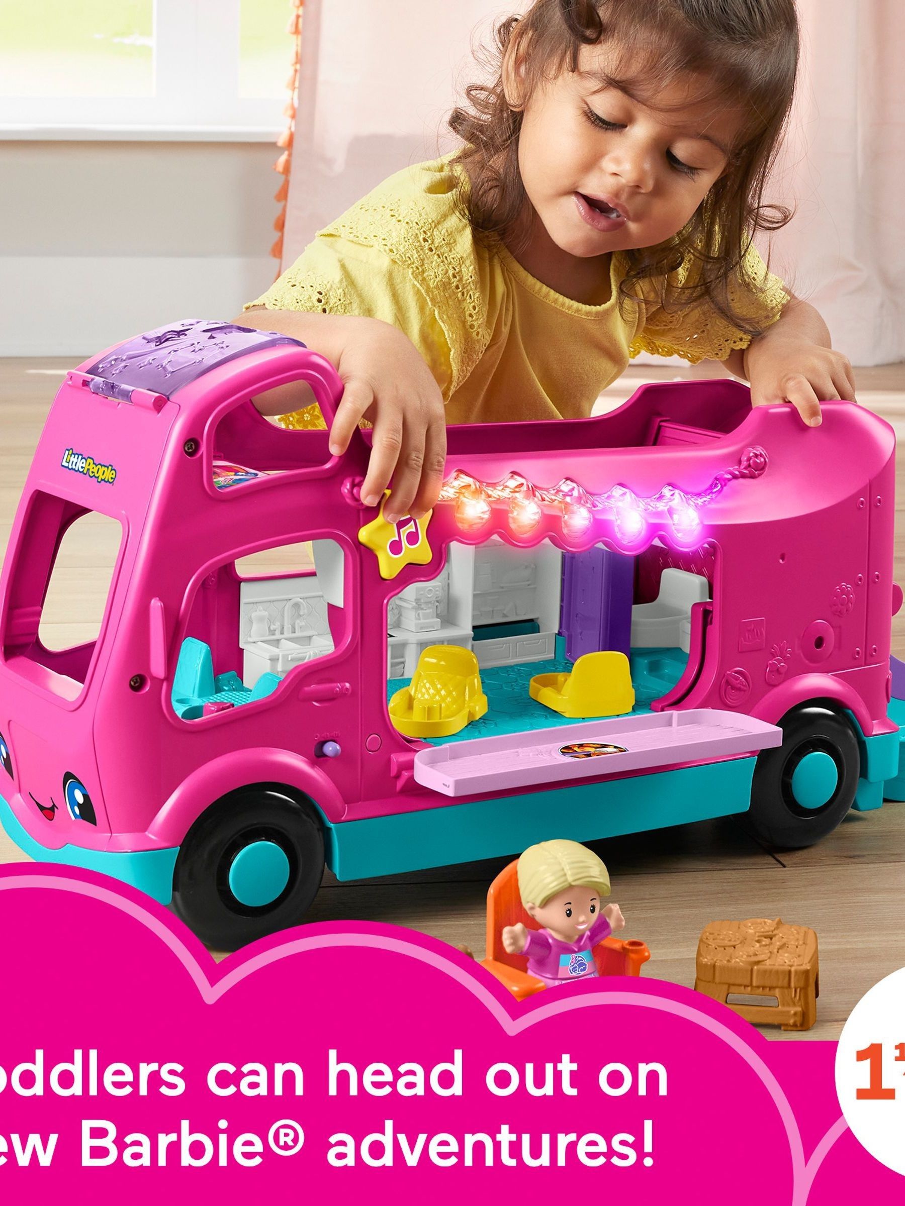 Fisher Price No Colour Little People Barbie Little Dream Camper - Image 4 of 6