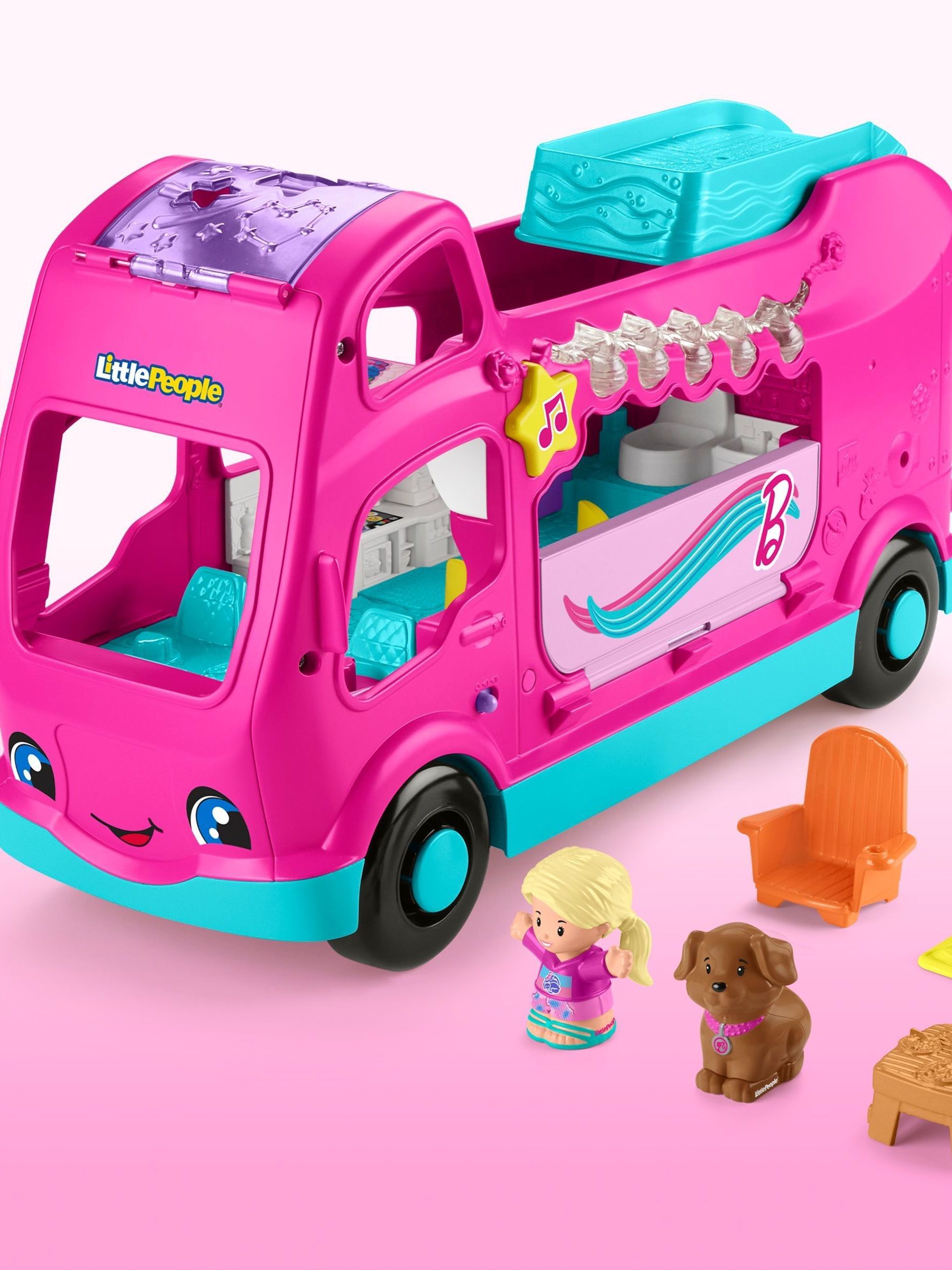 Fisher Price No Colour Little People Barbie Little Dream Camper - Image 5 of 6