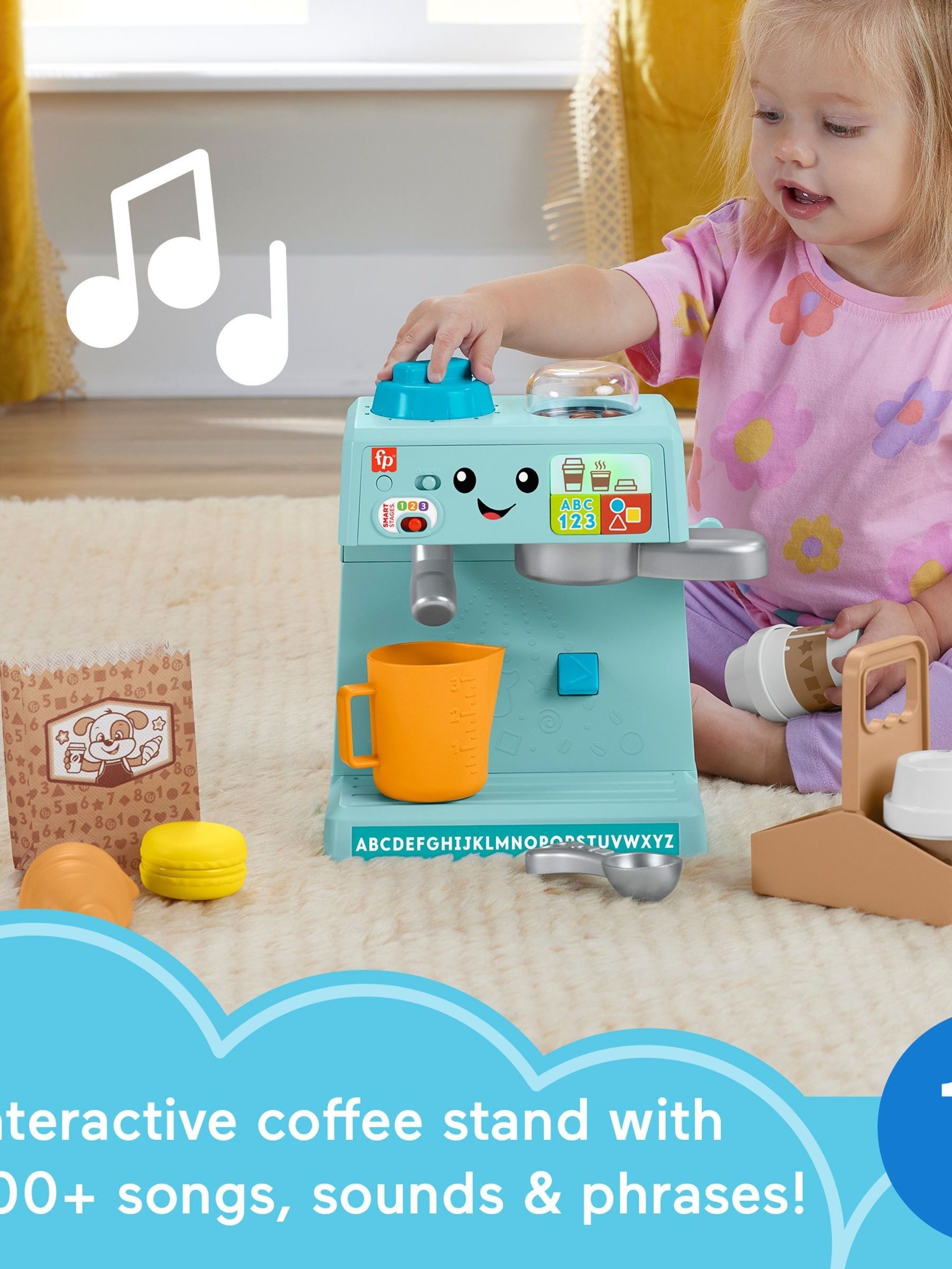 Fisher Price No Colour  Laugh & Learn Learn & Serve Coffee - Image 4 of 5