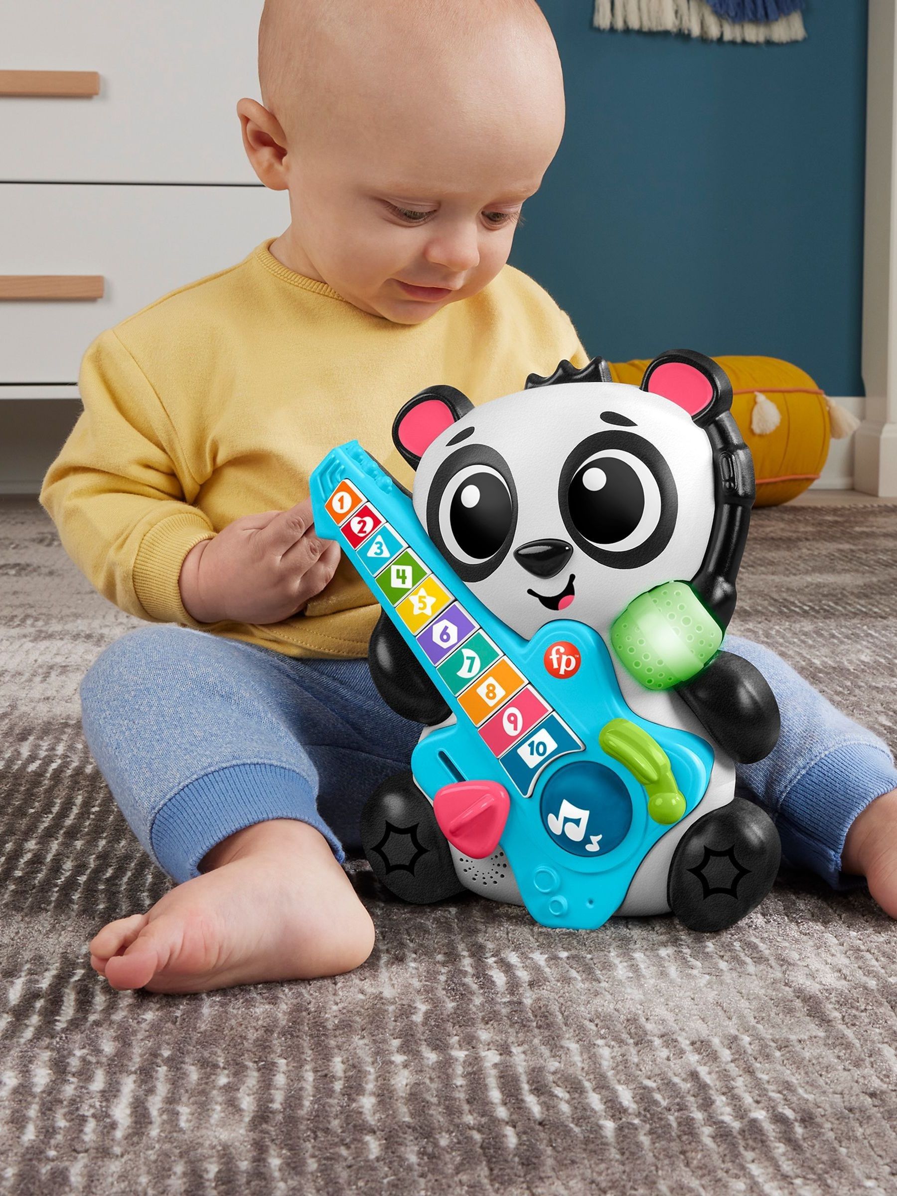 Fisher Price No Colour Link Squad Jam & Count Panda - Image 3 of 6