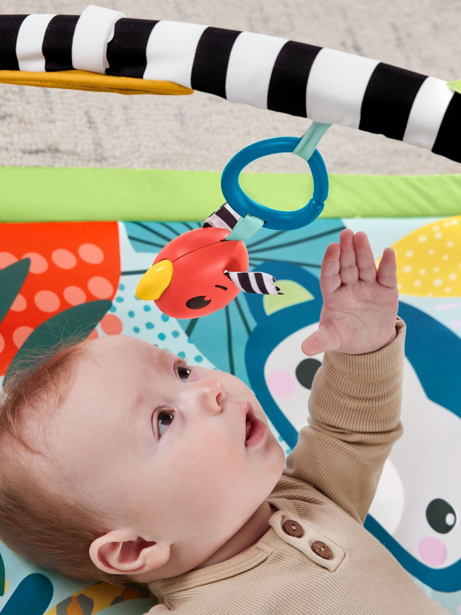 Fisher Price No Colour 3-in-1 Rainforest Sensory Gym - Image 2 of 6