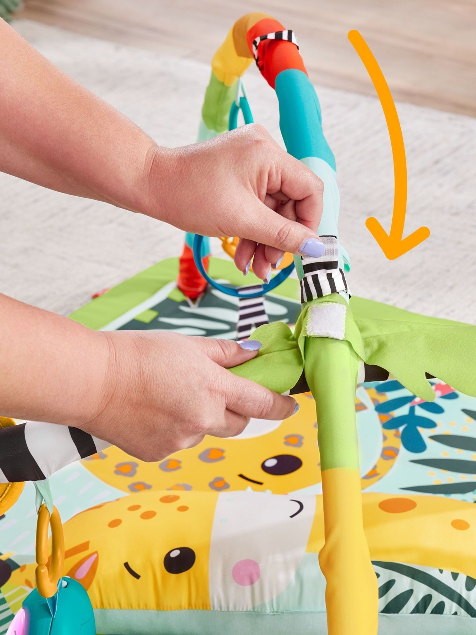 Fisher Price No Colour 3-in-1 Rainforest Sensory Gym - Image 3 of 6