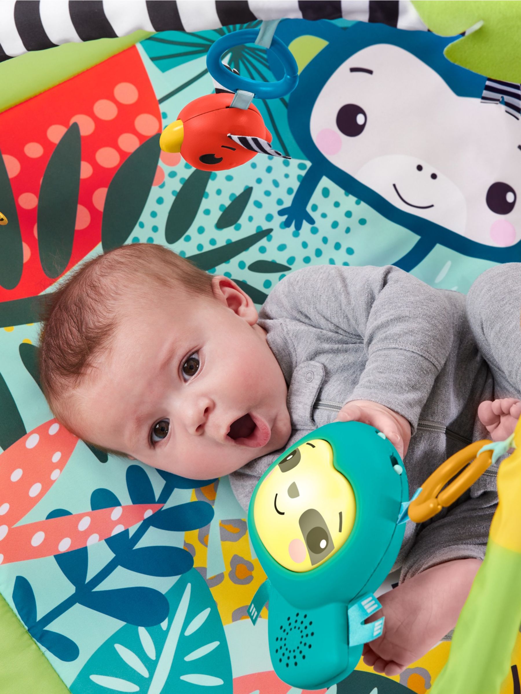 Fisher Price No Colour 3-in-1 Rainforest Sensory Gym - Image 4 of 6
