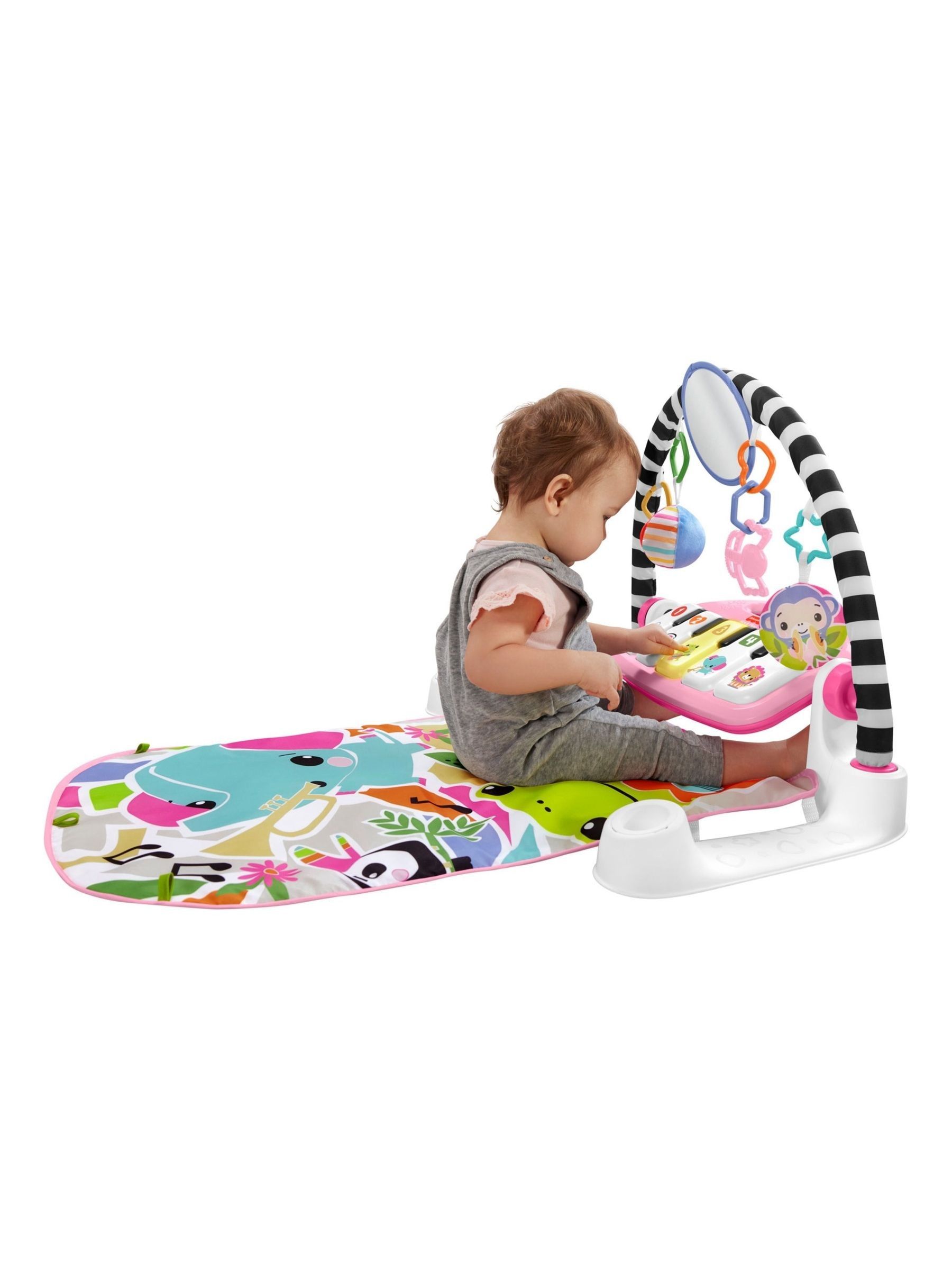 Fisher Price Glow And Grow Kick And Play Piano Gym - Image 3 of 6