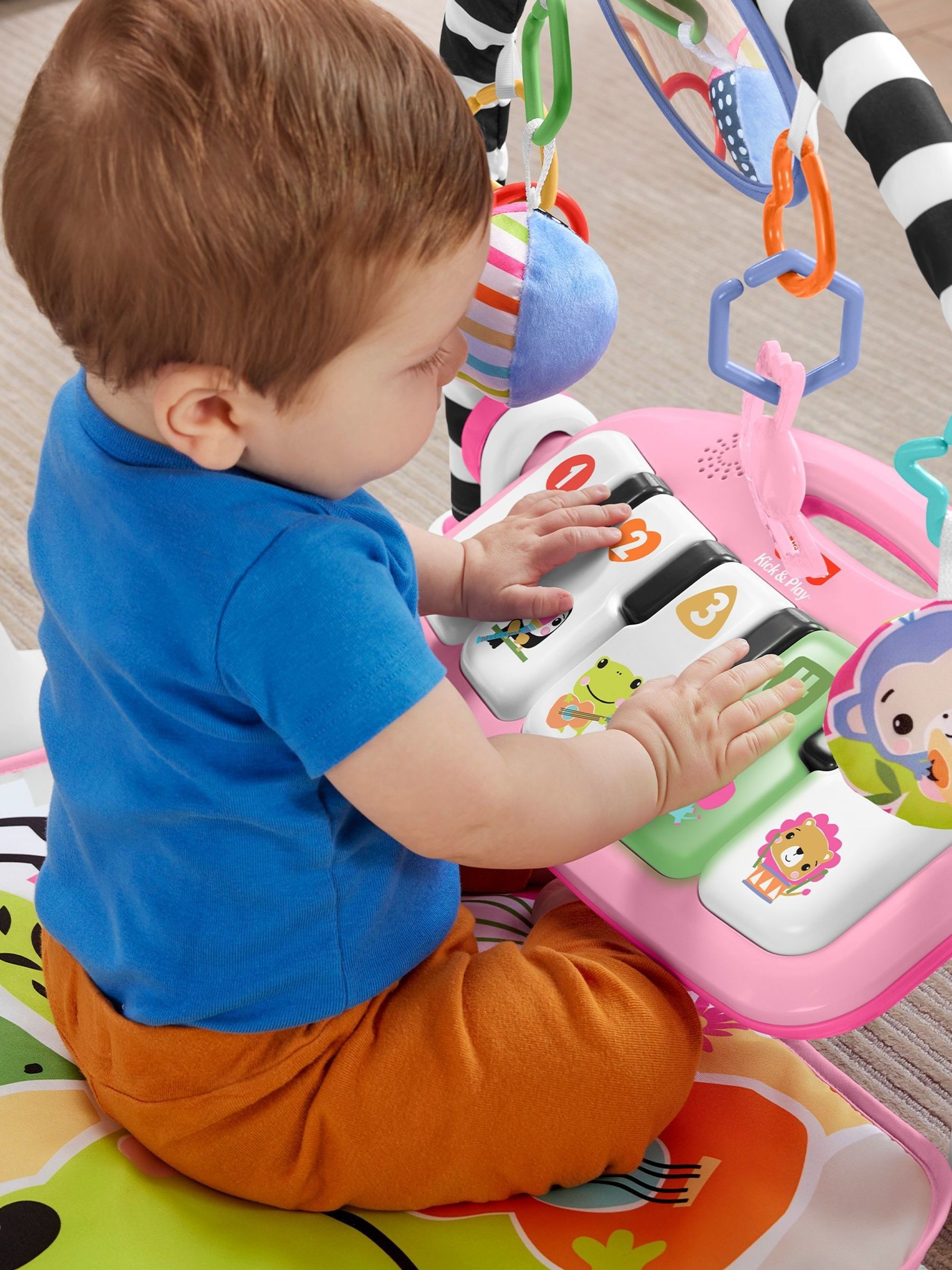 Fisher Price Glow And Grow Kick And Play Piano Gym - Image 6 of 6