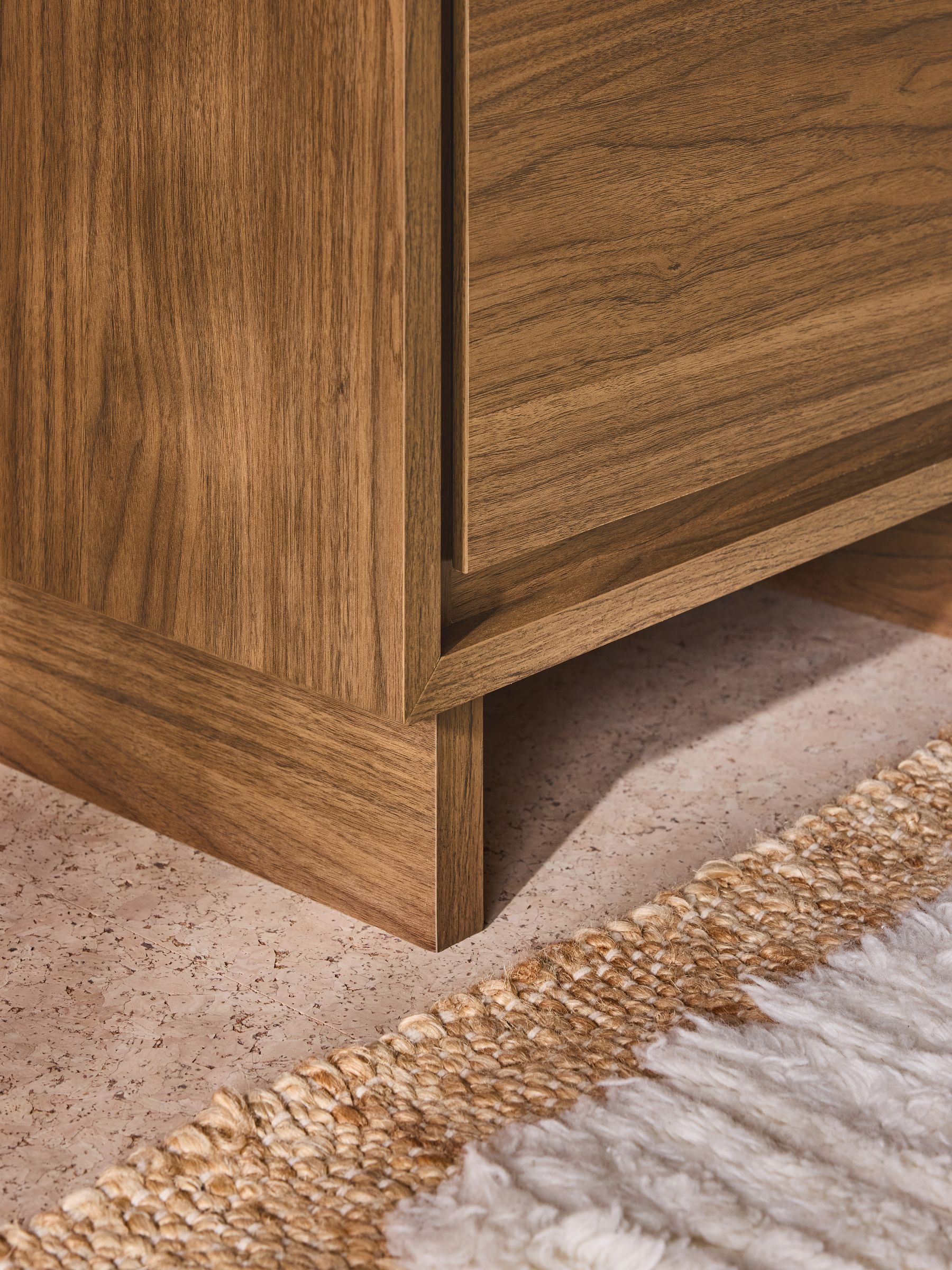 Kaci Tall Chest of Drawers in Dark Walnut Effect - Image 2 of 5