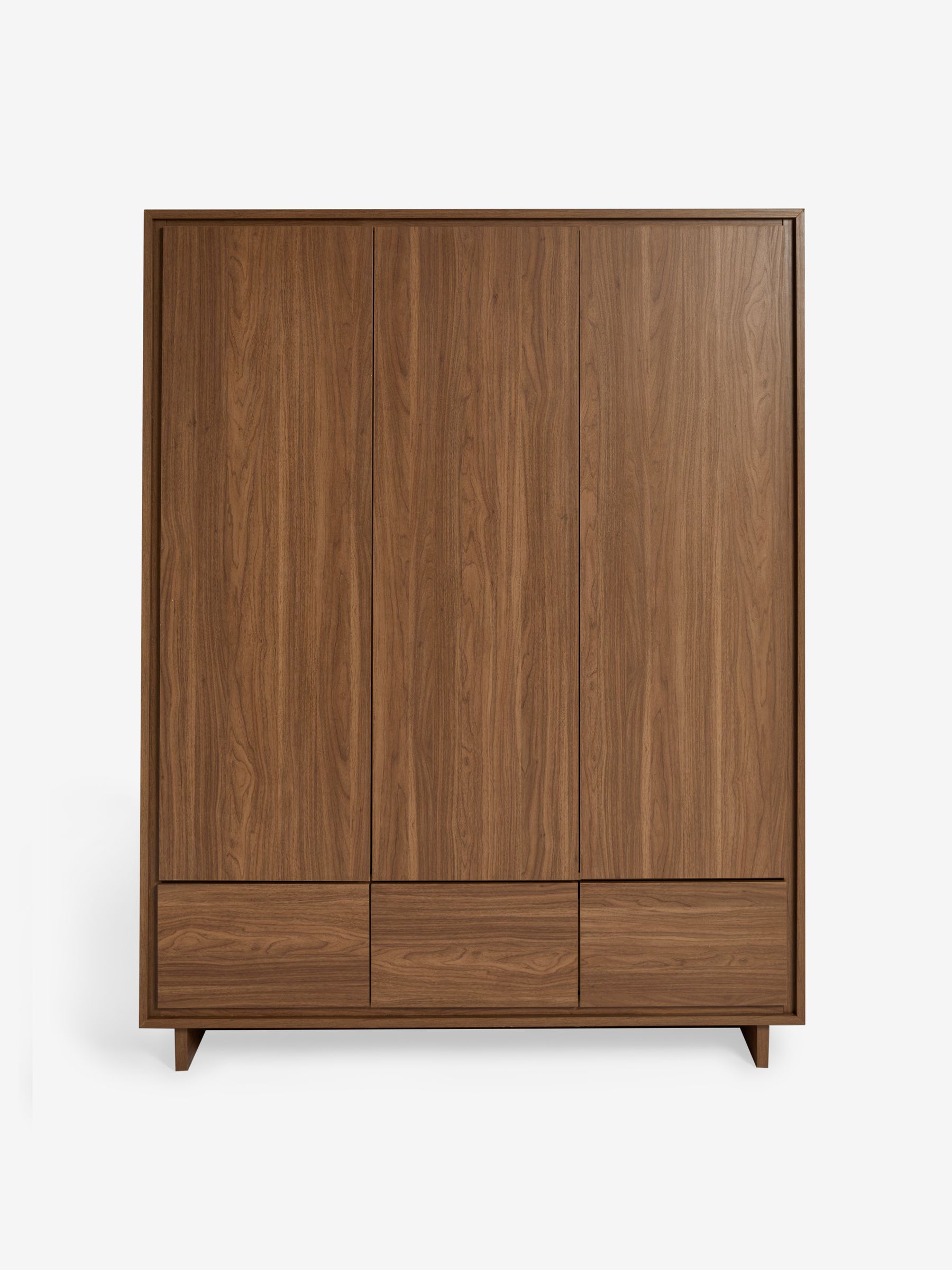 Kaci Triple Wardrobe in Dark Brown - Image 5 of 5