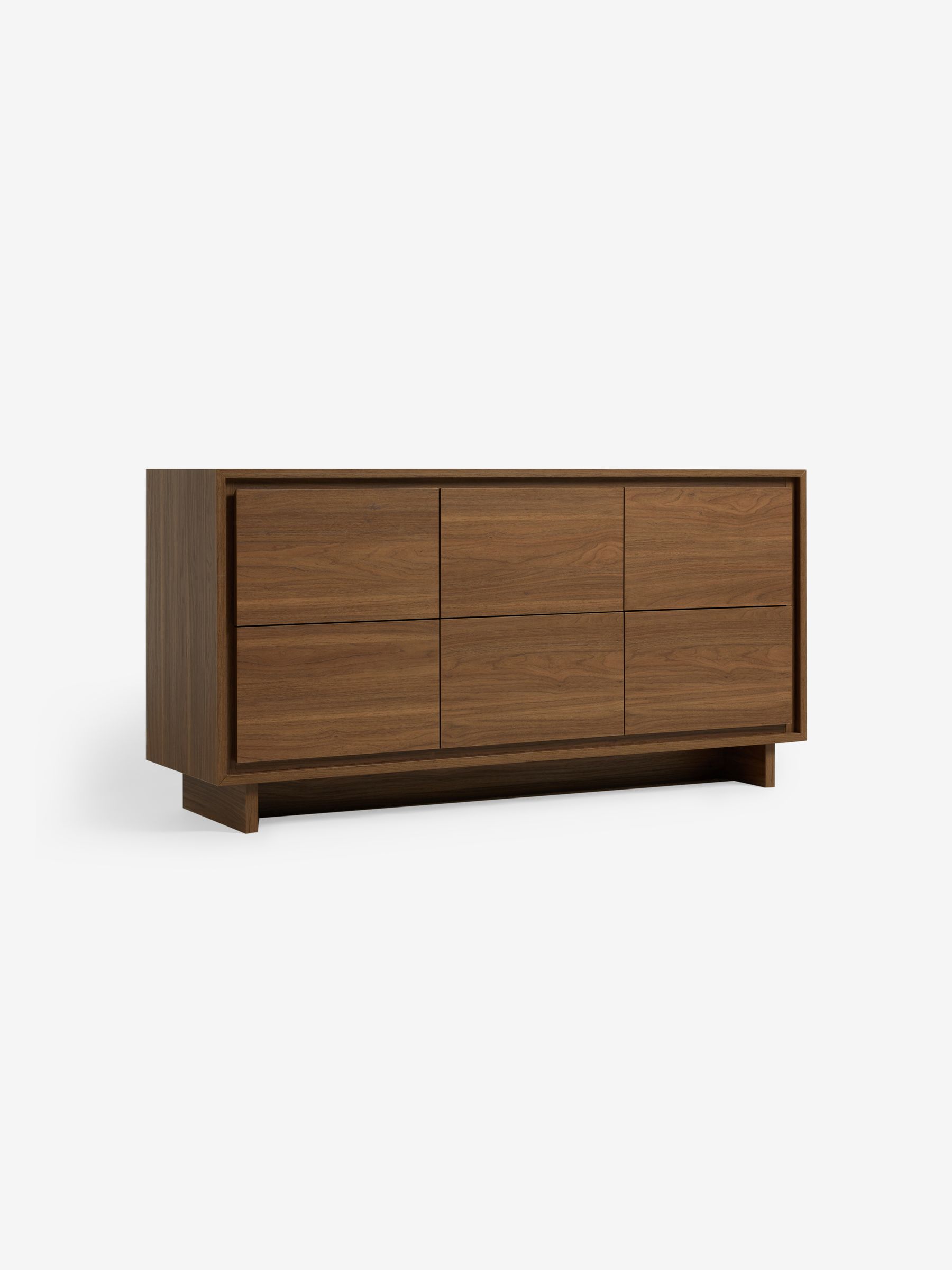 Kaci Wide Chest of Drawers in Dark Walnut Effect - Image 4 of 5