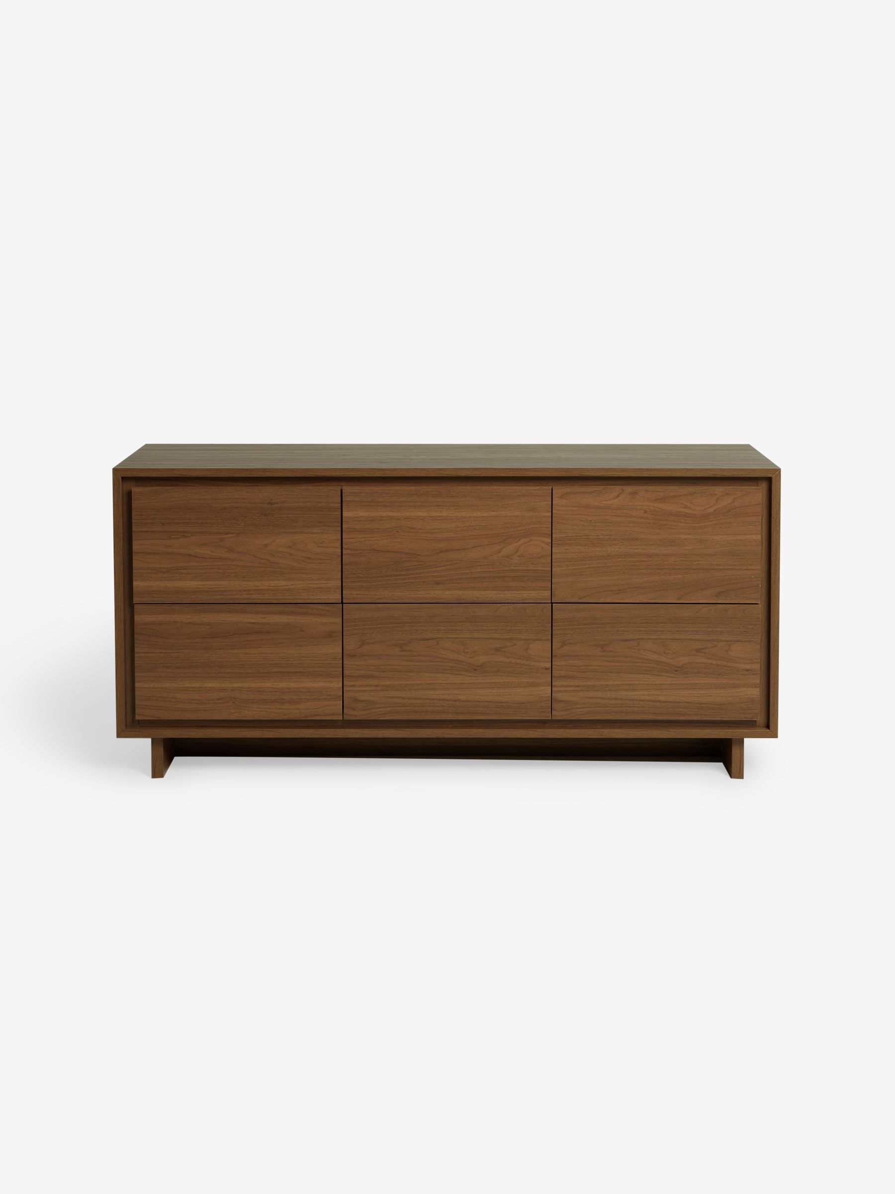 Kaci 4 Drawer Wide Chest in Dark Walnut Effect - Image 6 of 6