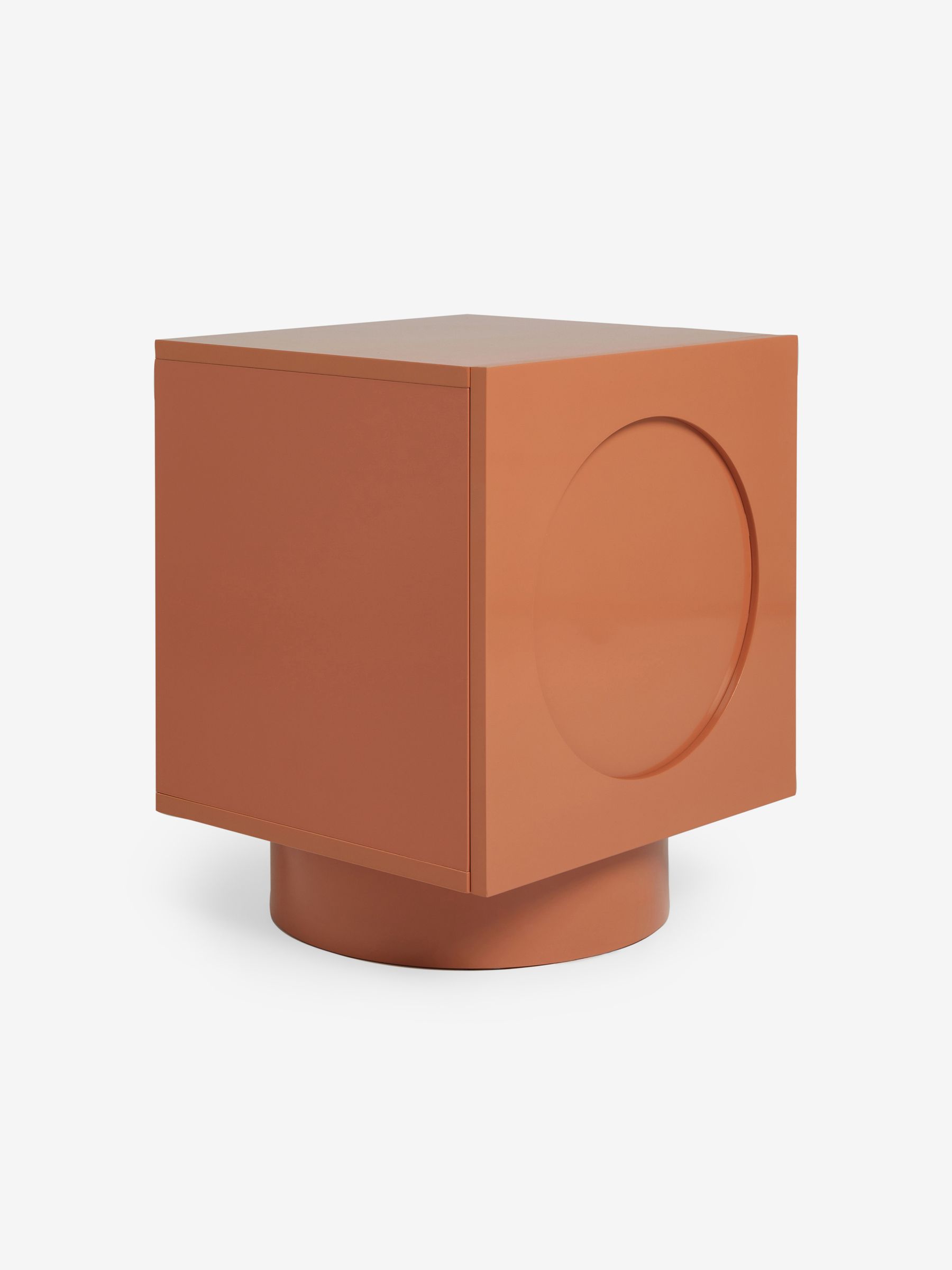 Henri Bedside Table in Orange - Image 4 of 5