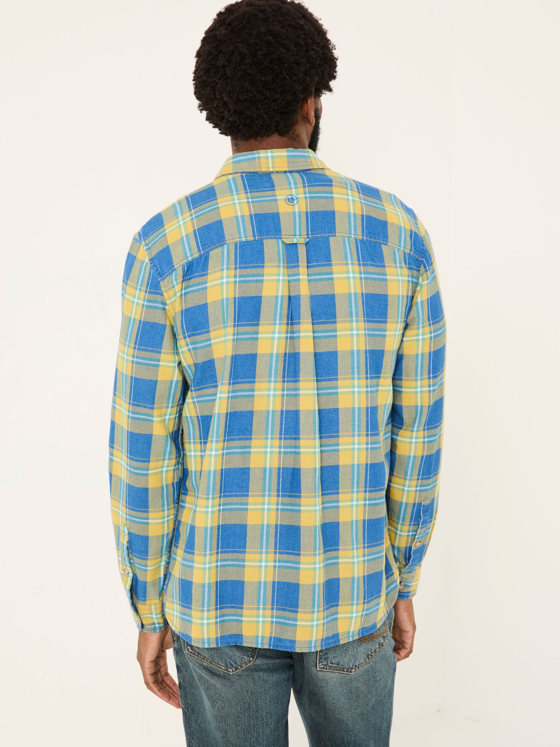 Yellow Long Sleeve Mead Check Shirt - Image 2 of 5