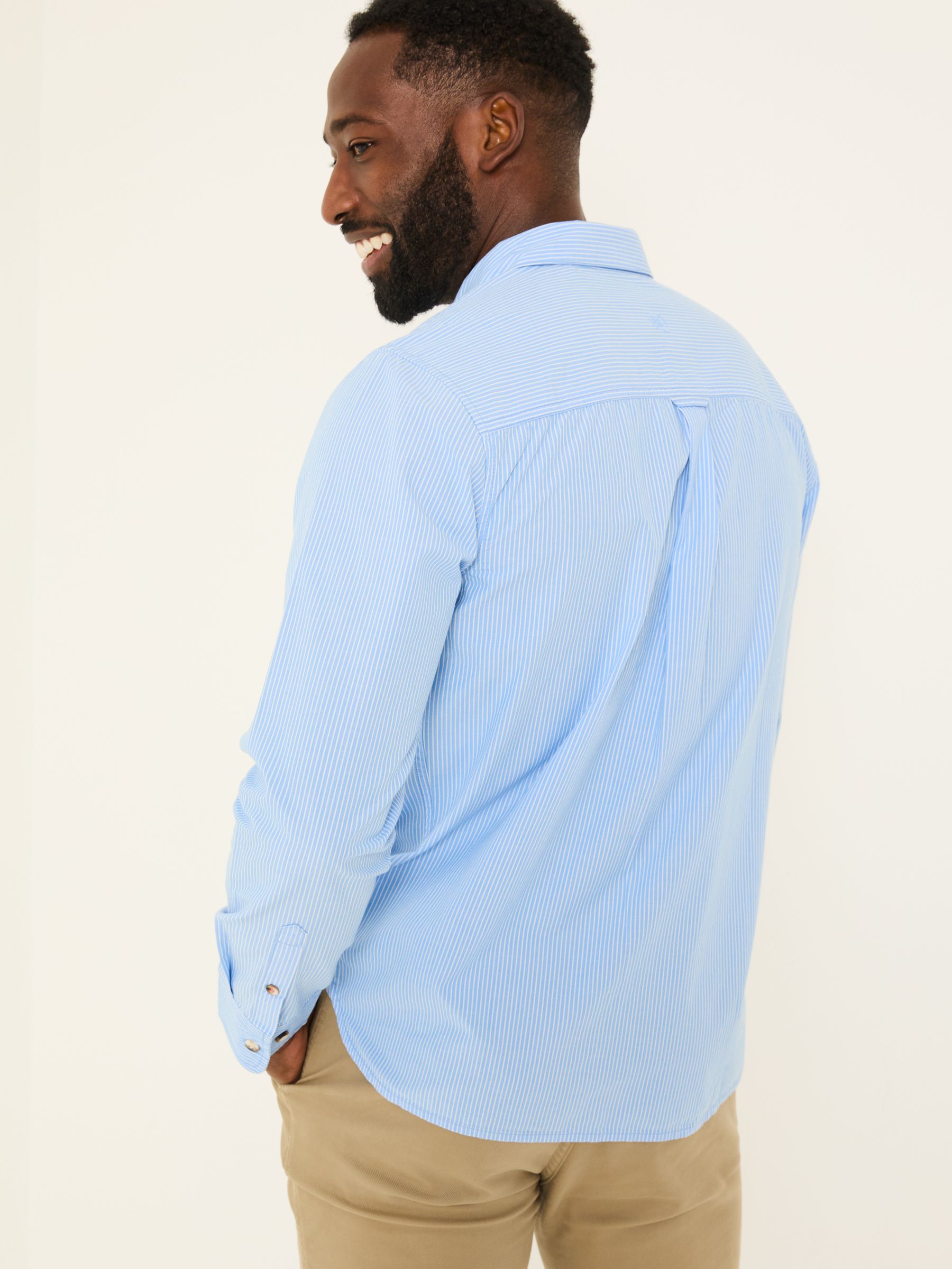 Blue Long Sleeve Elm Stripe Shirt - Image 2 of 5