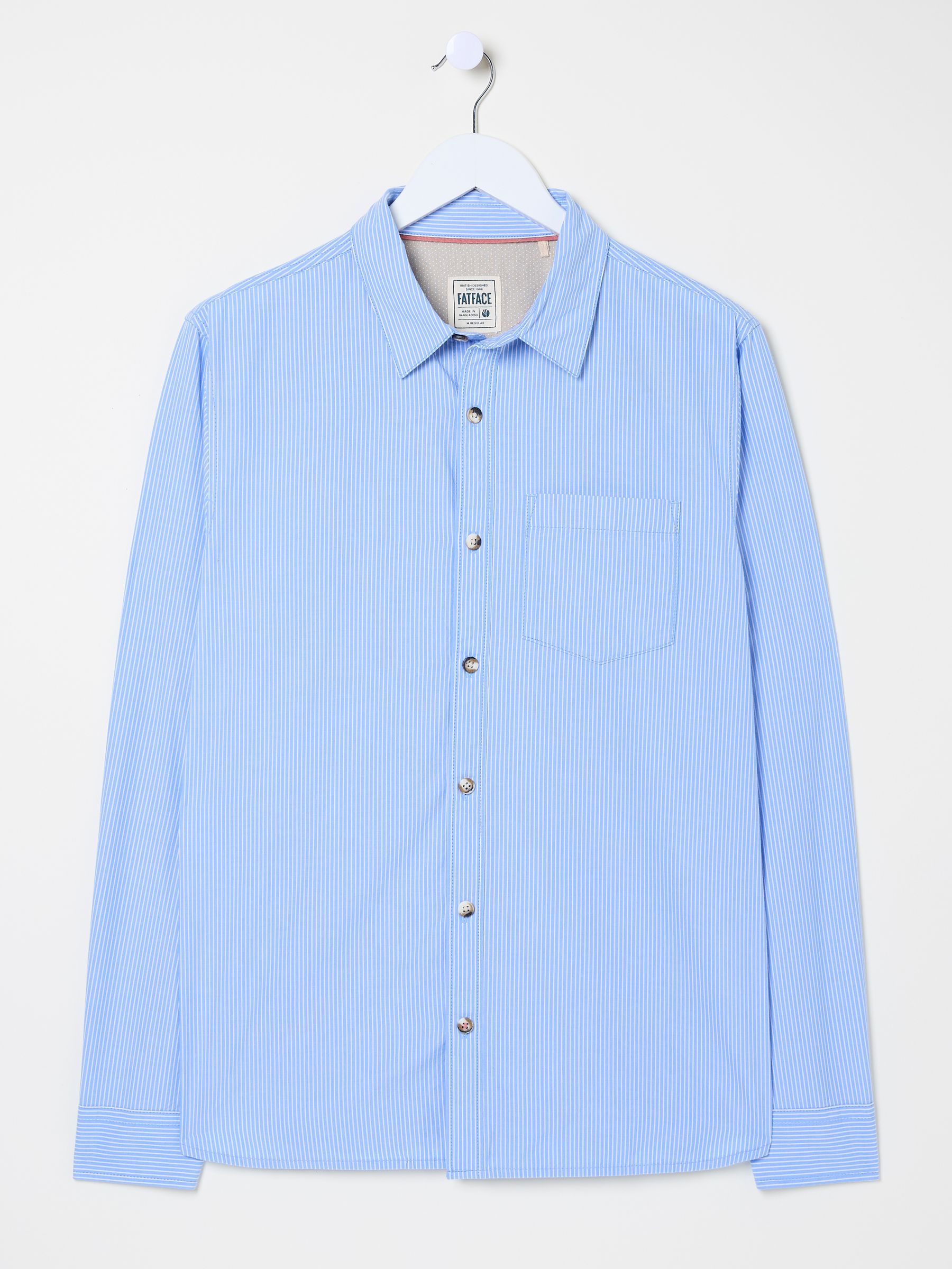 Blue Long Sleeve Elm Stripe Shirt - Image 5 of 5