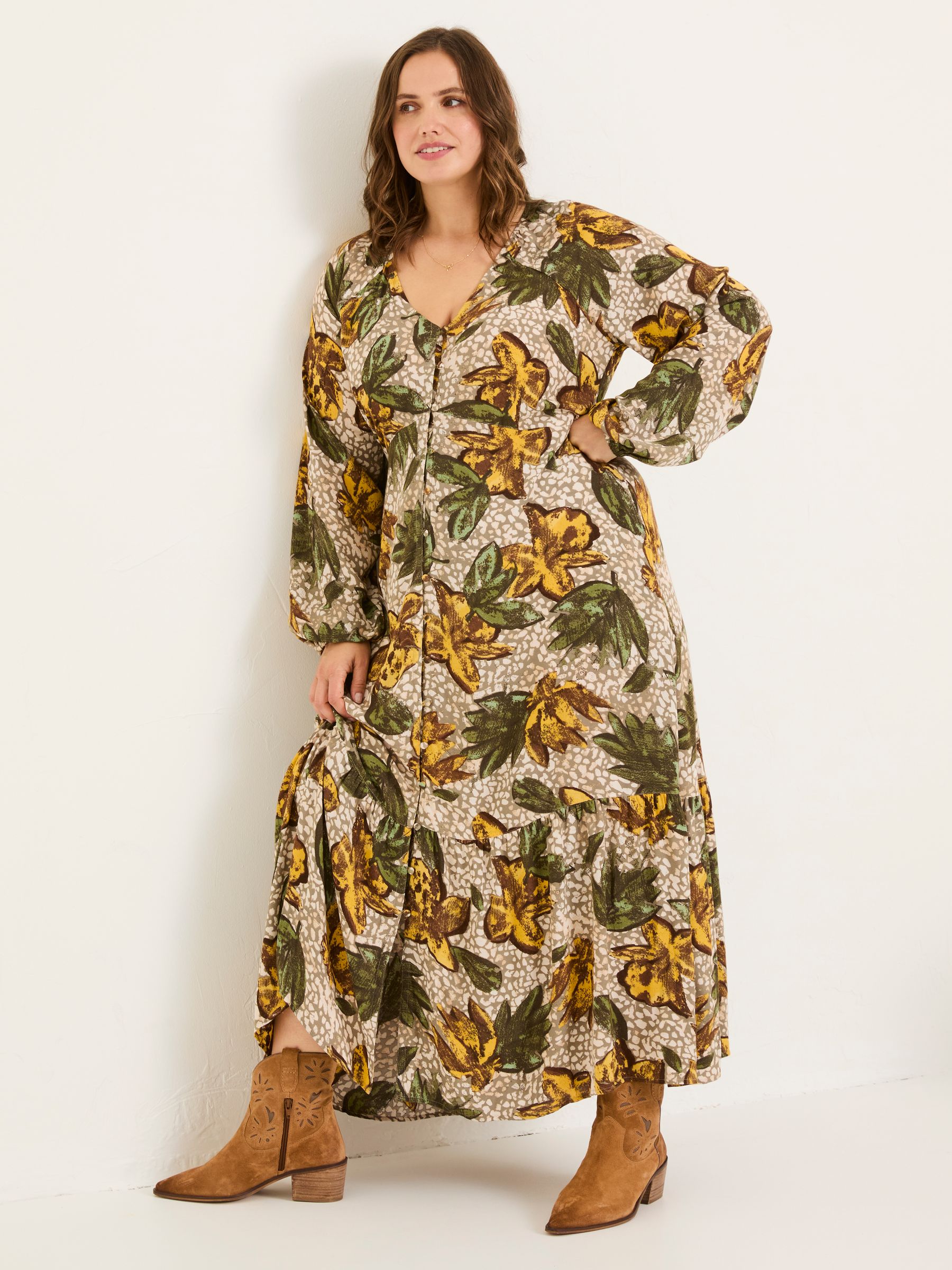 Natural Emma Midi Dress - Image 3 of 8