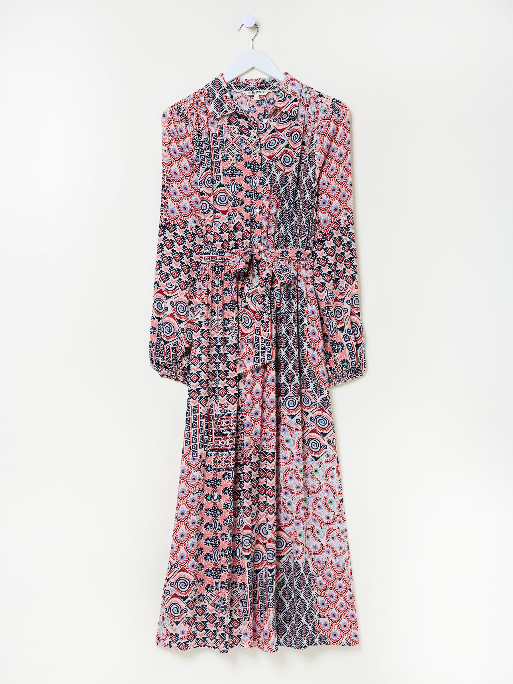 Pink Geo Scheana Midi Dress - Image 10 of 10