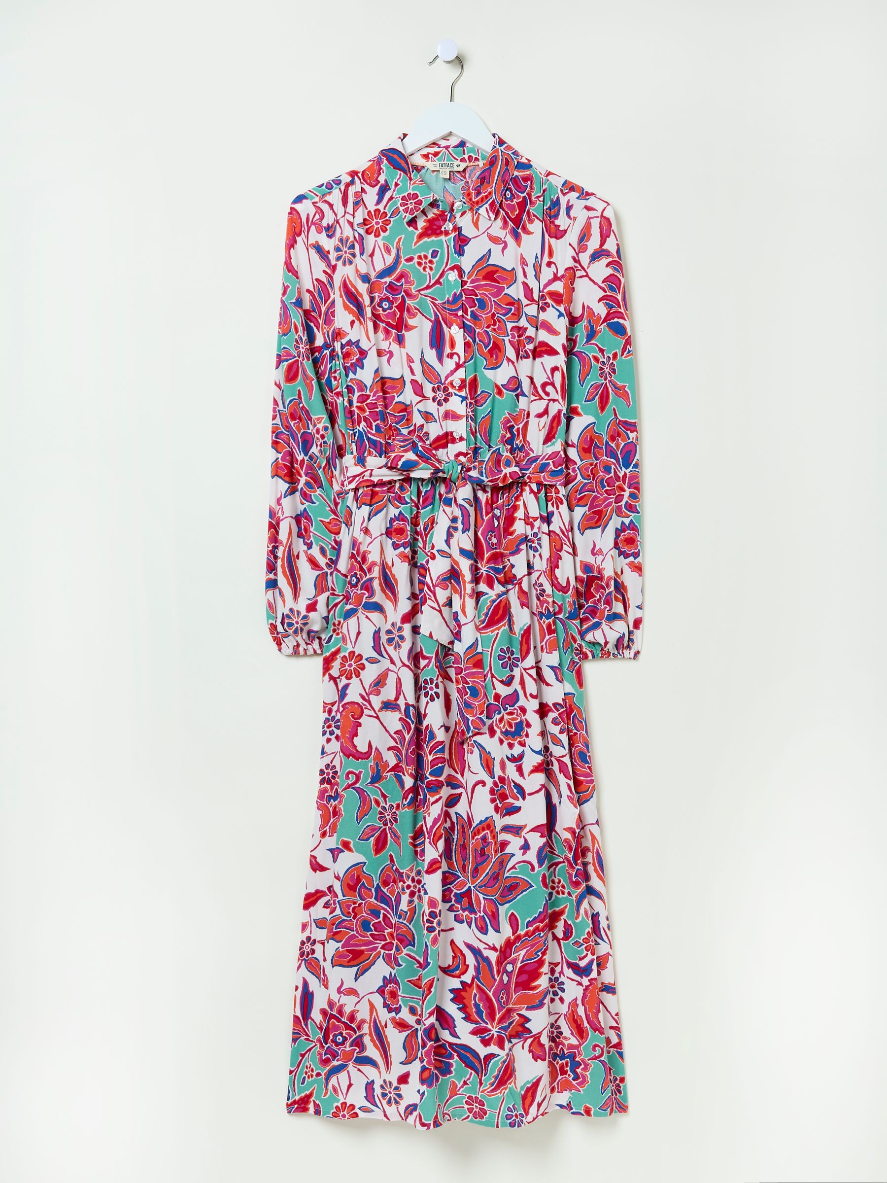 Scheana Pink Floral Midi Dress - Image 6 of 6