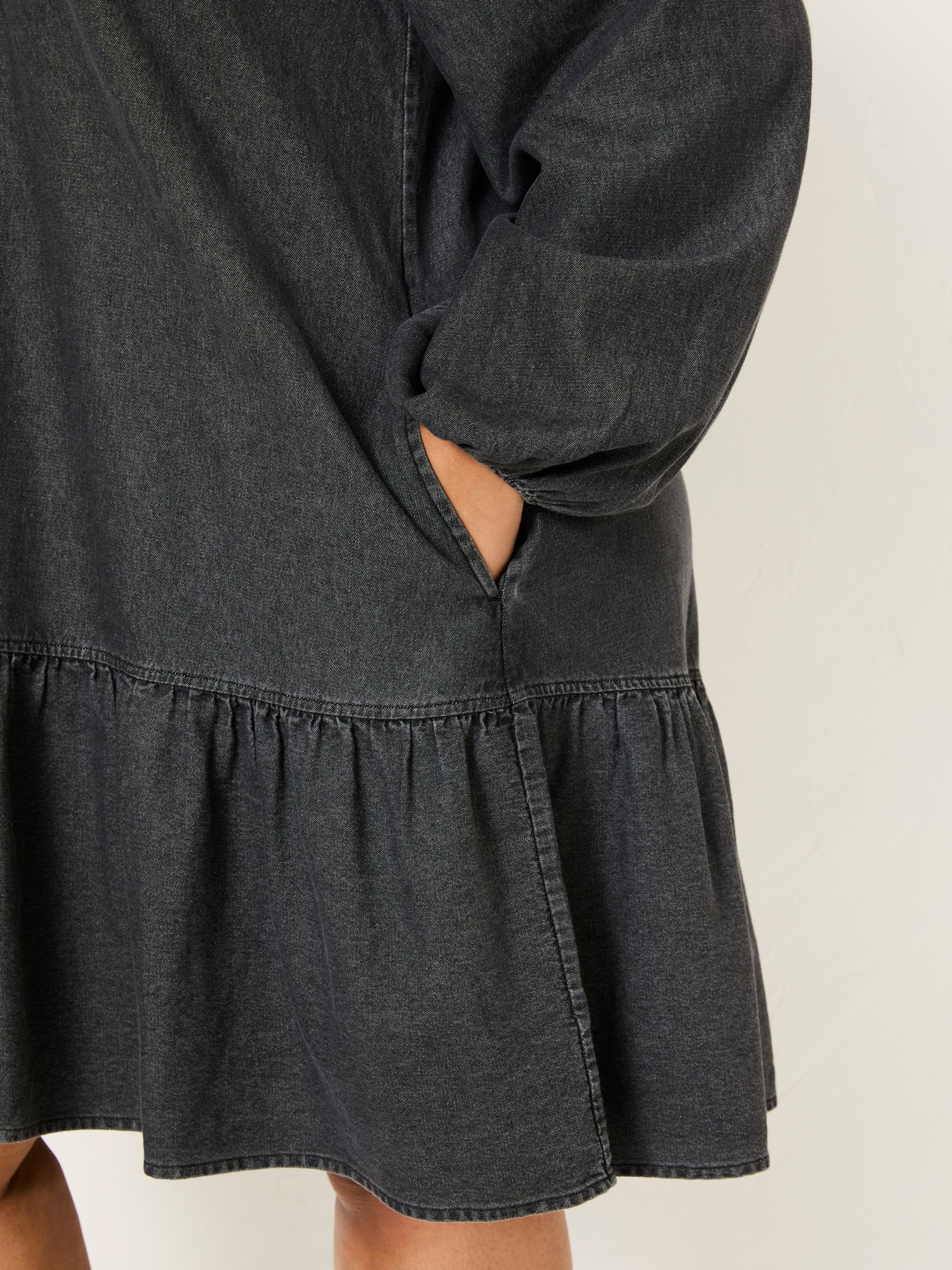 Washed Black Evi Dress - Image 10 of 11
