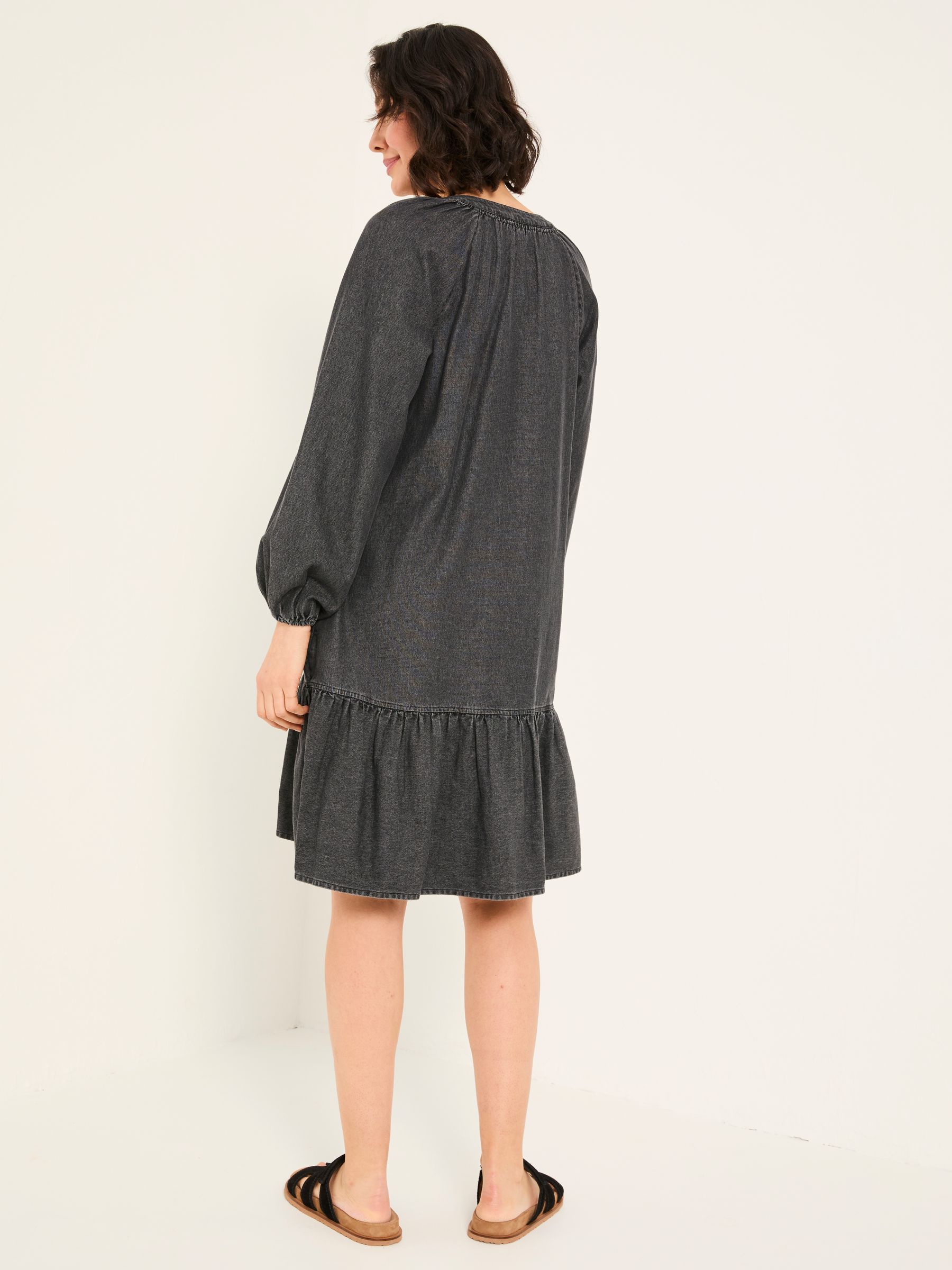 Washed Black Evi Dress - Image 2 of 11
