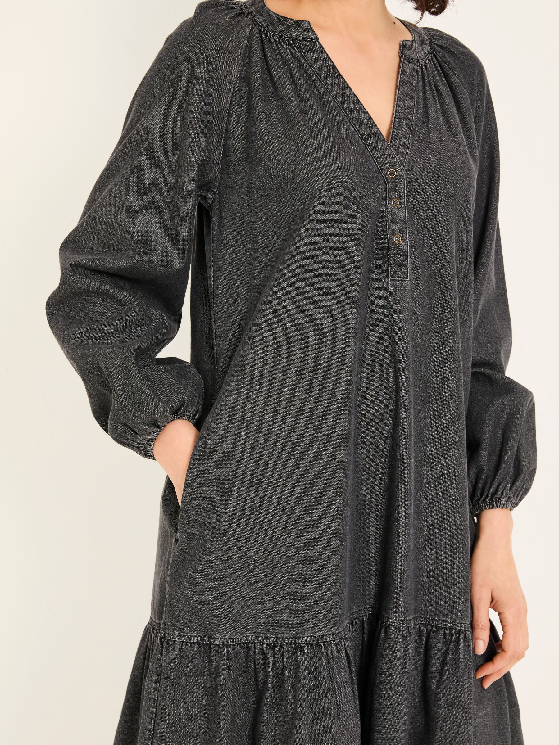 Washed Black Evi Dress - Image 5 of 11