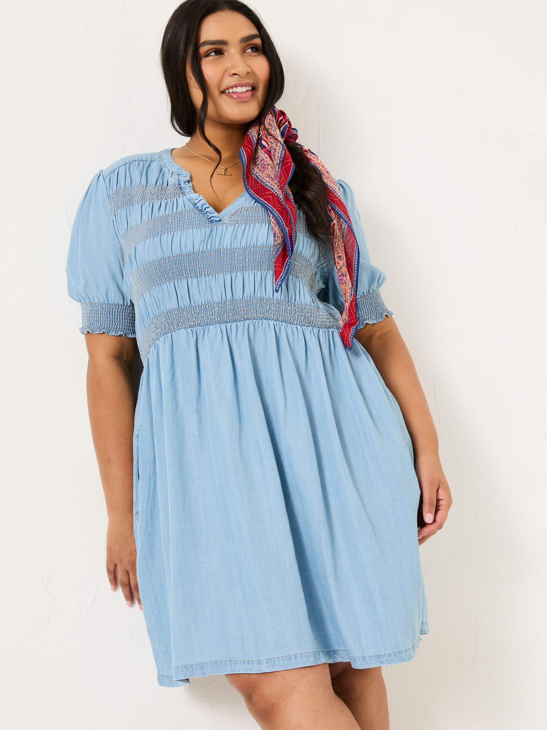 Light Blue Denim Juniper Dress - Image 6 of 10