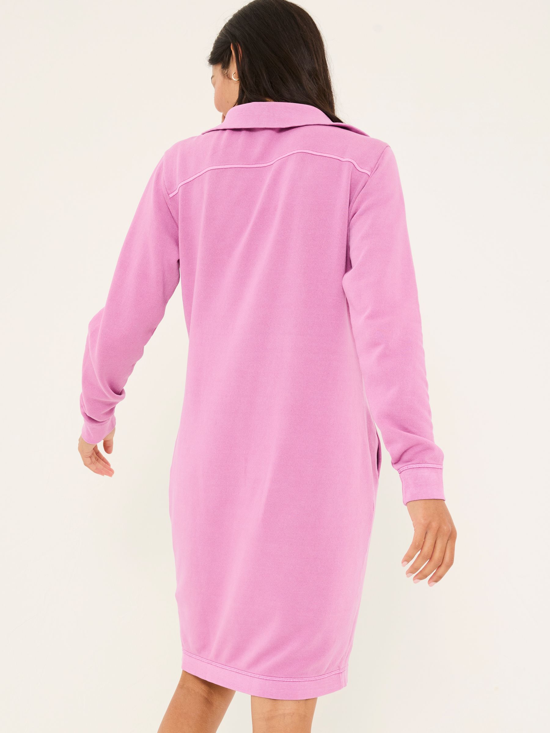 Heather Purple 100% Cotton Willa Sweat Dress - Image 2 of 10