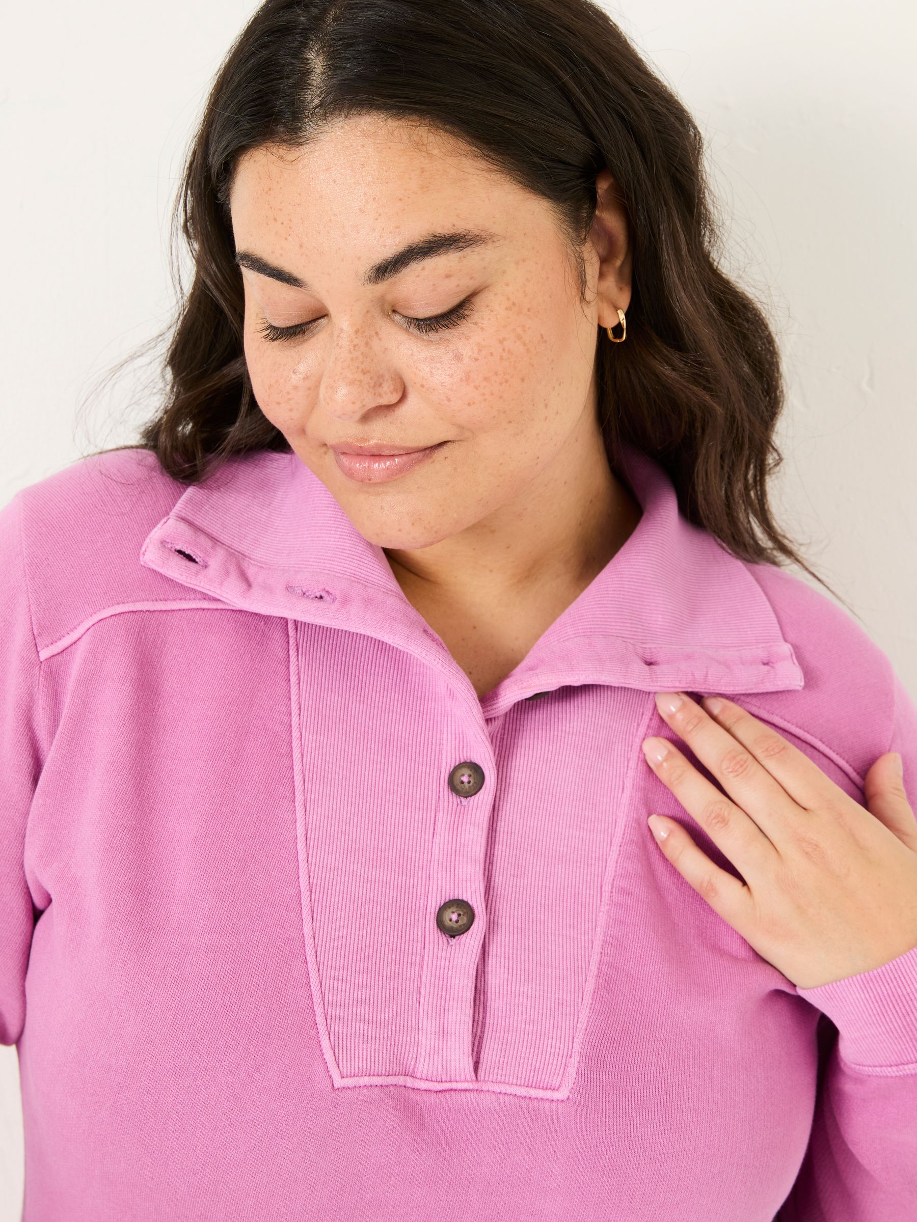 Heather Purple 100% Cotton Willa Sweat Dress - Image 8 of 10