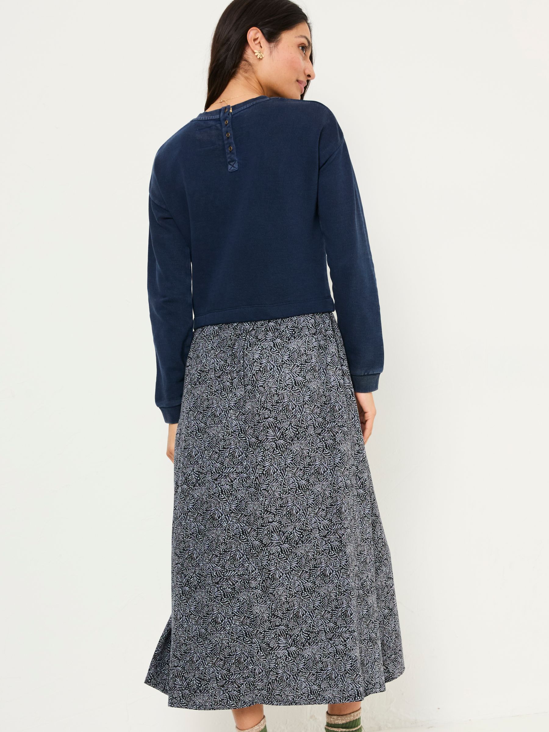 Navy Nia Midi Dress - Image 2 of 5