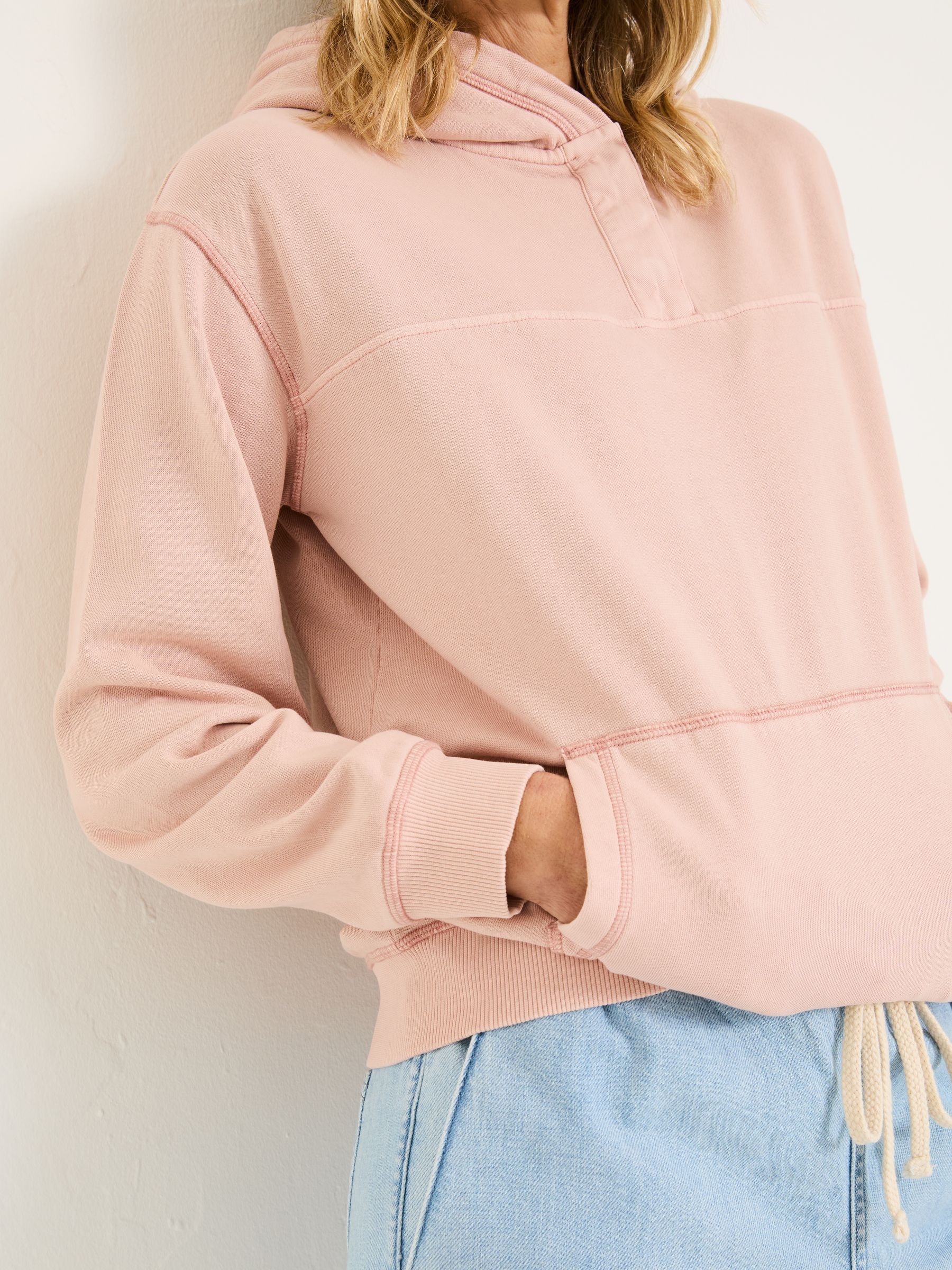 Bex Dusky Pink Bex Overhead 100% Cotton Hoodie - Image 5 of 5