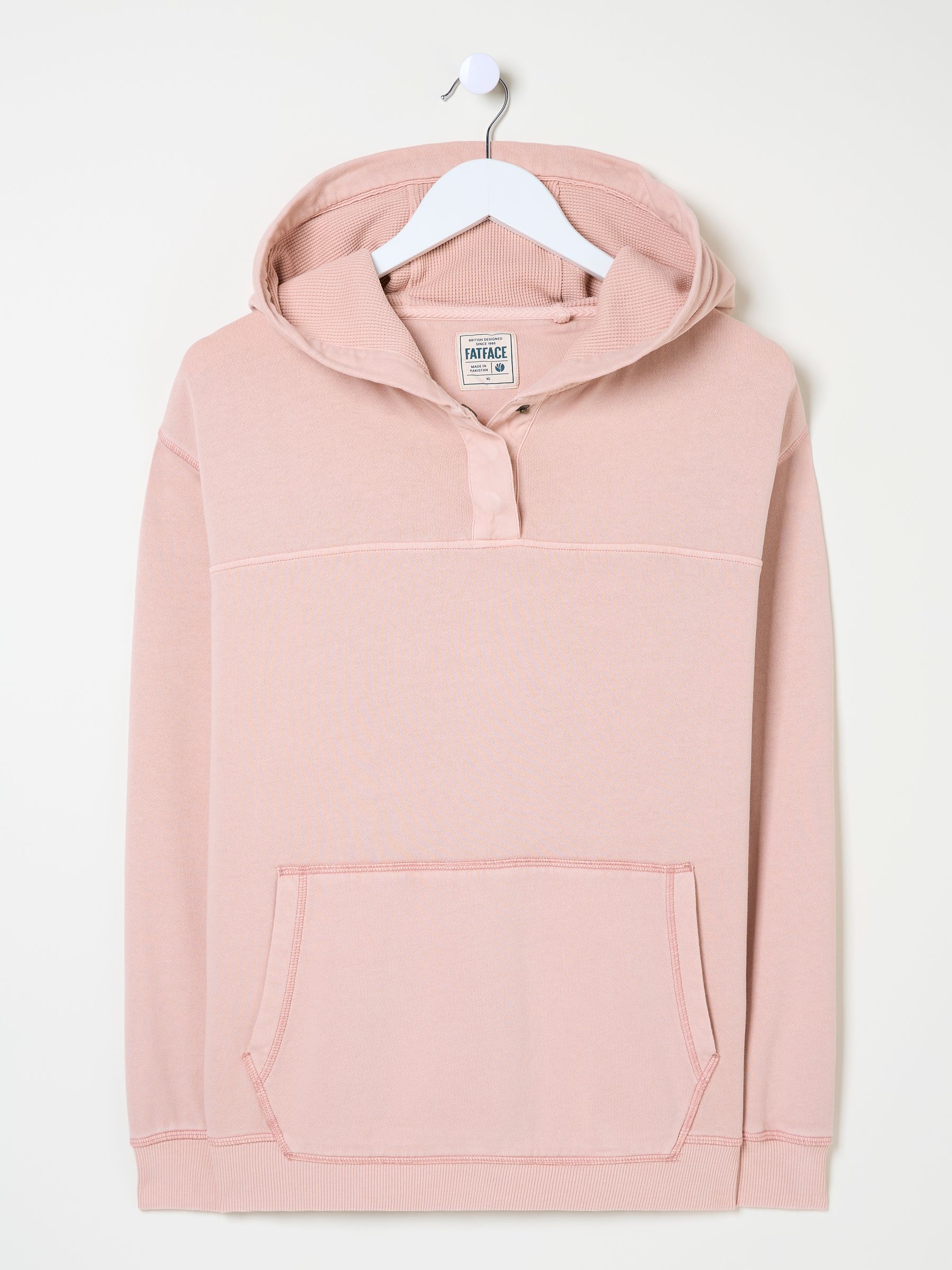 Bex Dusky Pink Bex Overhead 100% Cotton Hoodie - Image 9 of 9