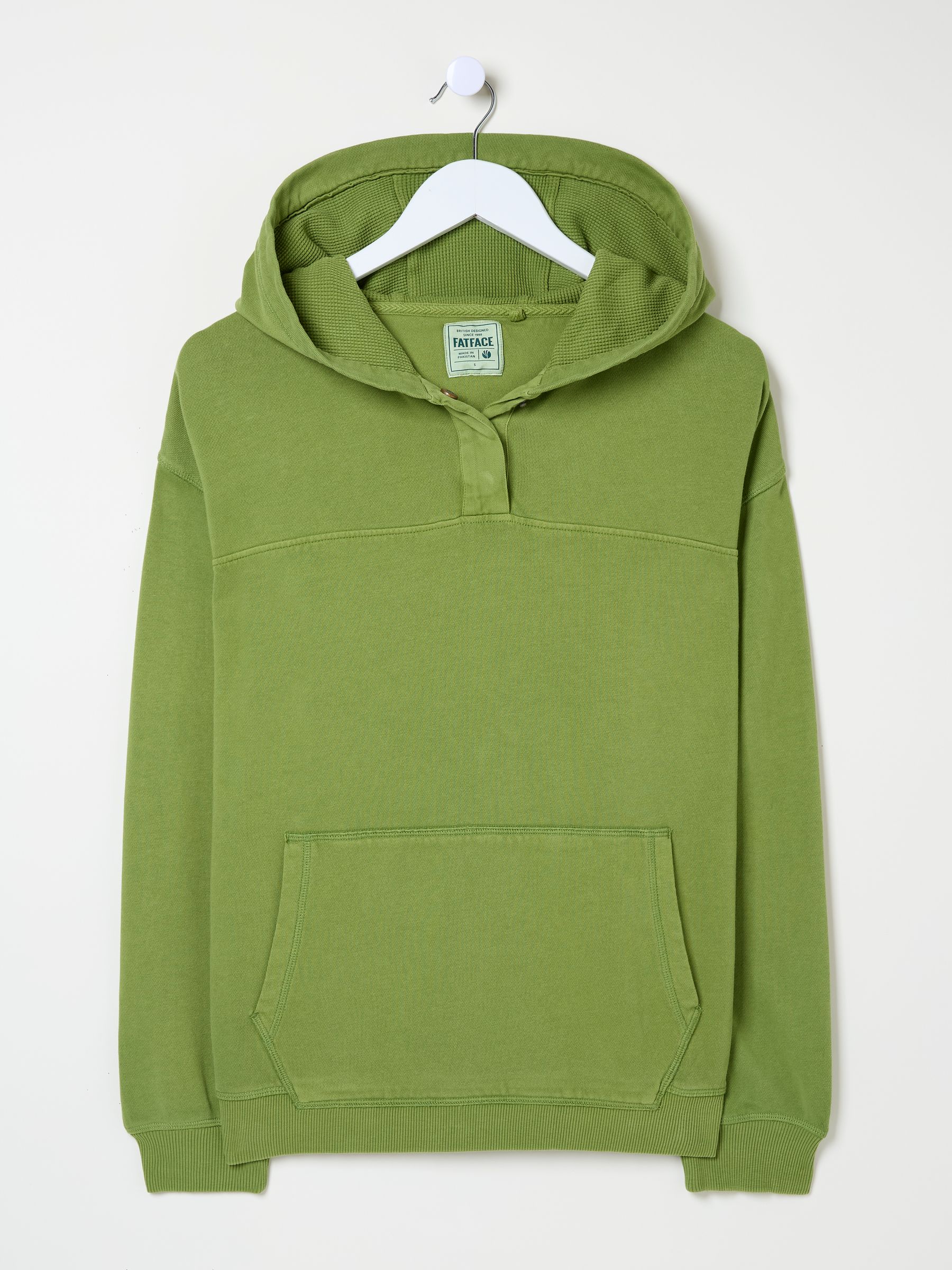 Bex Olive Green Bex Overhead 100% Cotton Hoodie - Image 10 of 10