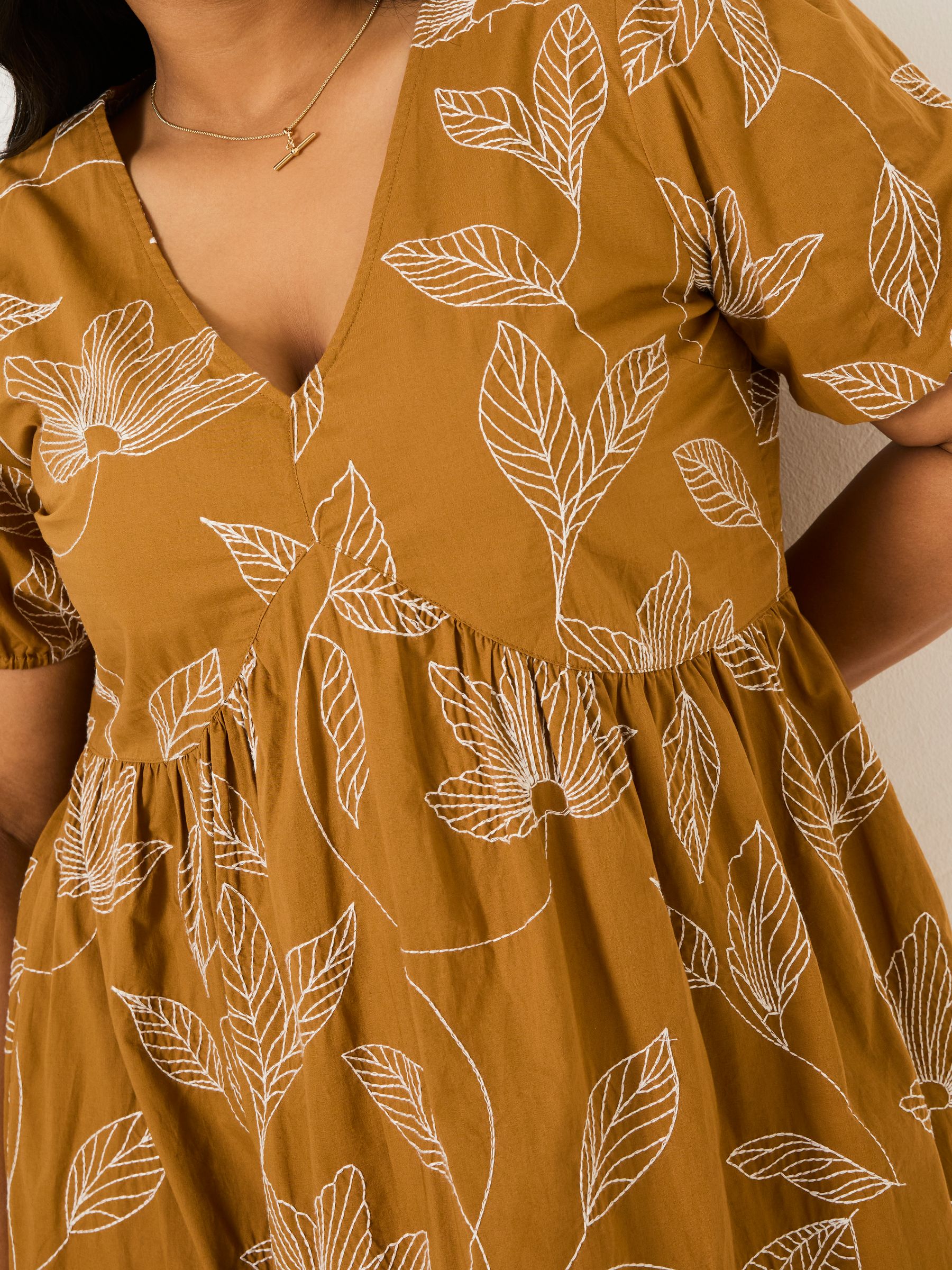 Ochre Yellow Remi Midi Dress - Image 10 of 13