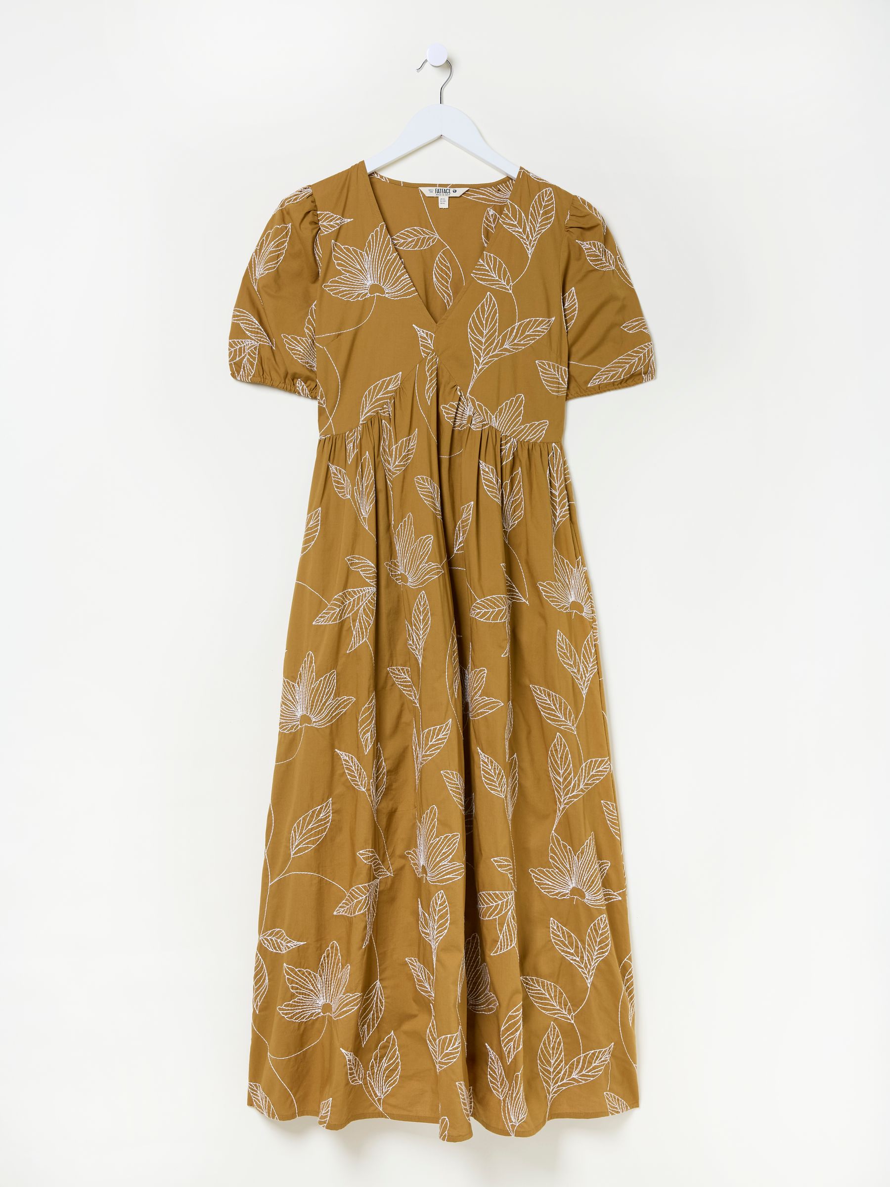 Ochre Yellow Remi Midi Dress - Image 12 of 13