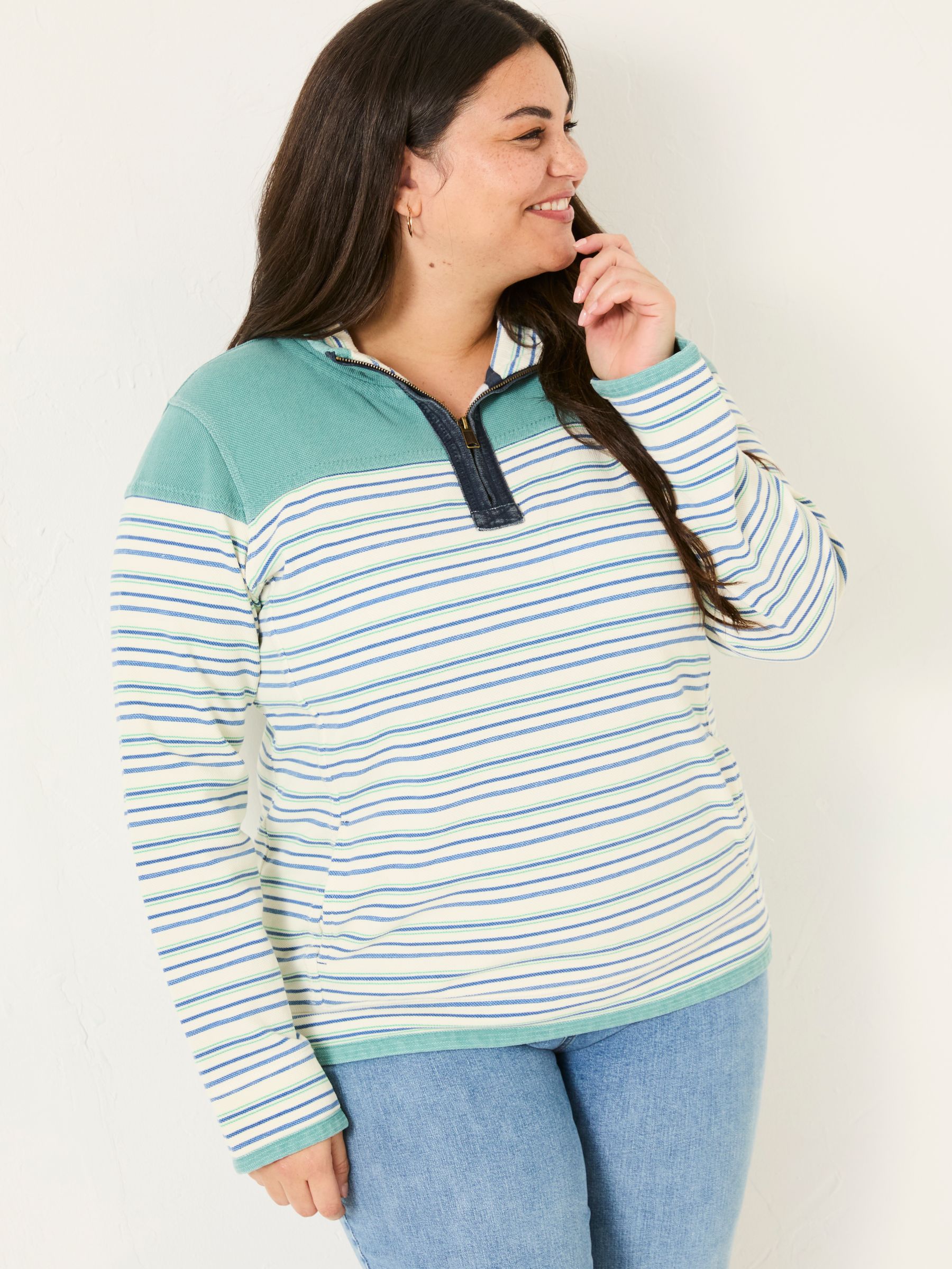 Airlie Blue Sweat Top - Image 4 of 9