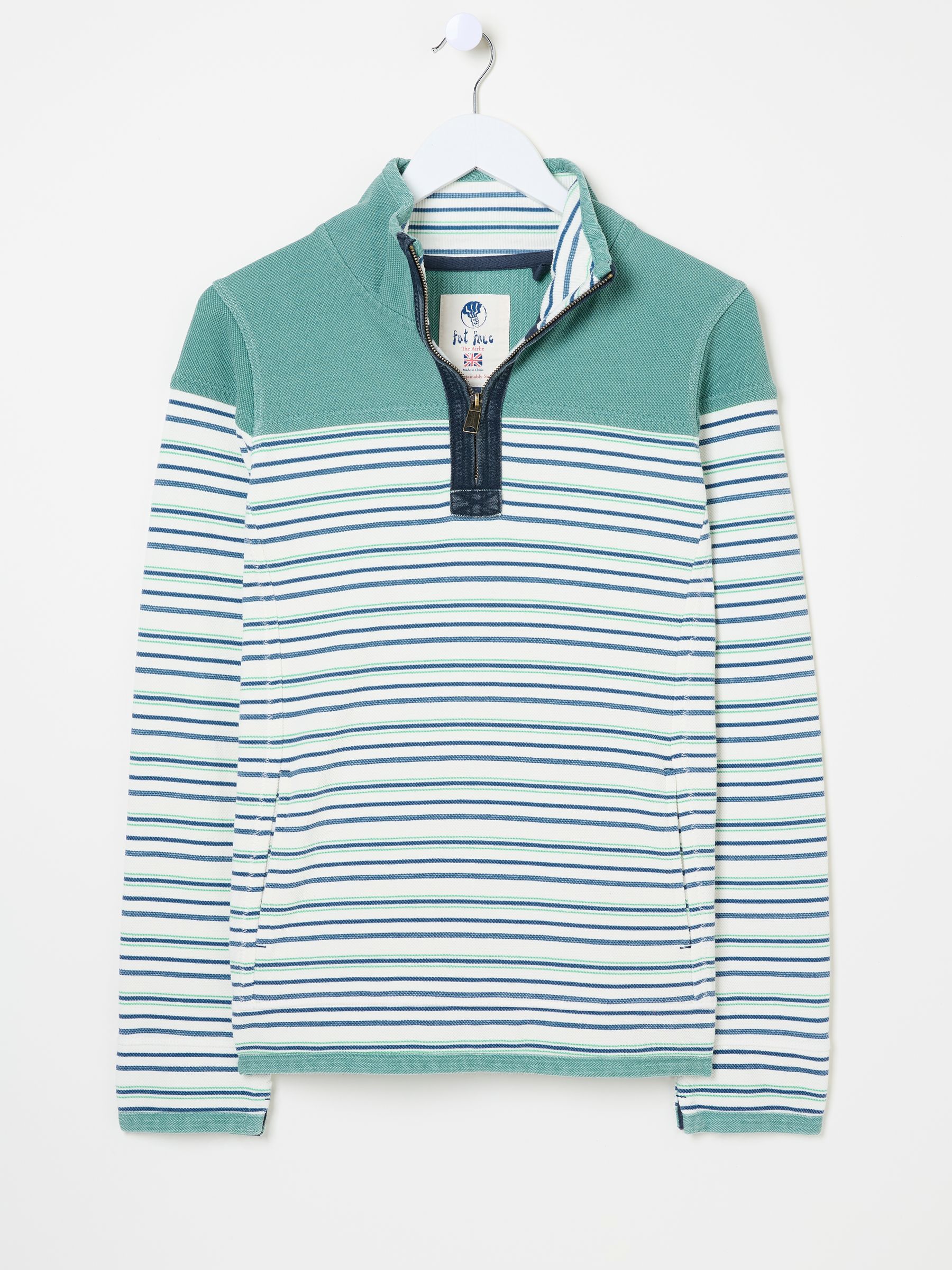 Airlie Blue Sweat Top - Image 9 of 9