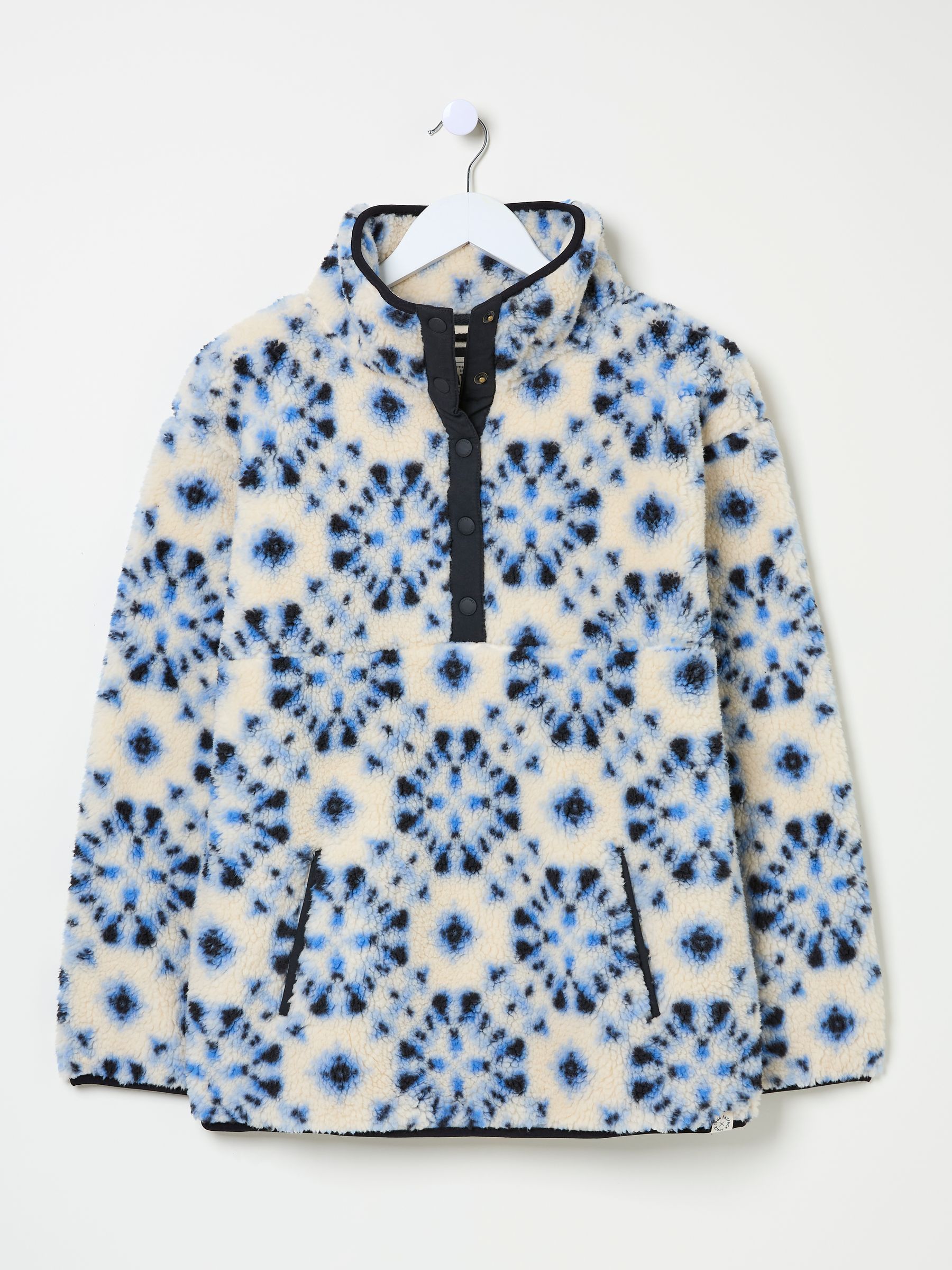 Ivory Batik Geo Overhead Fleece - Image 10 of 10