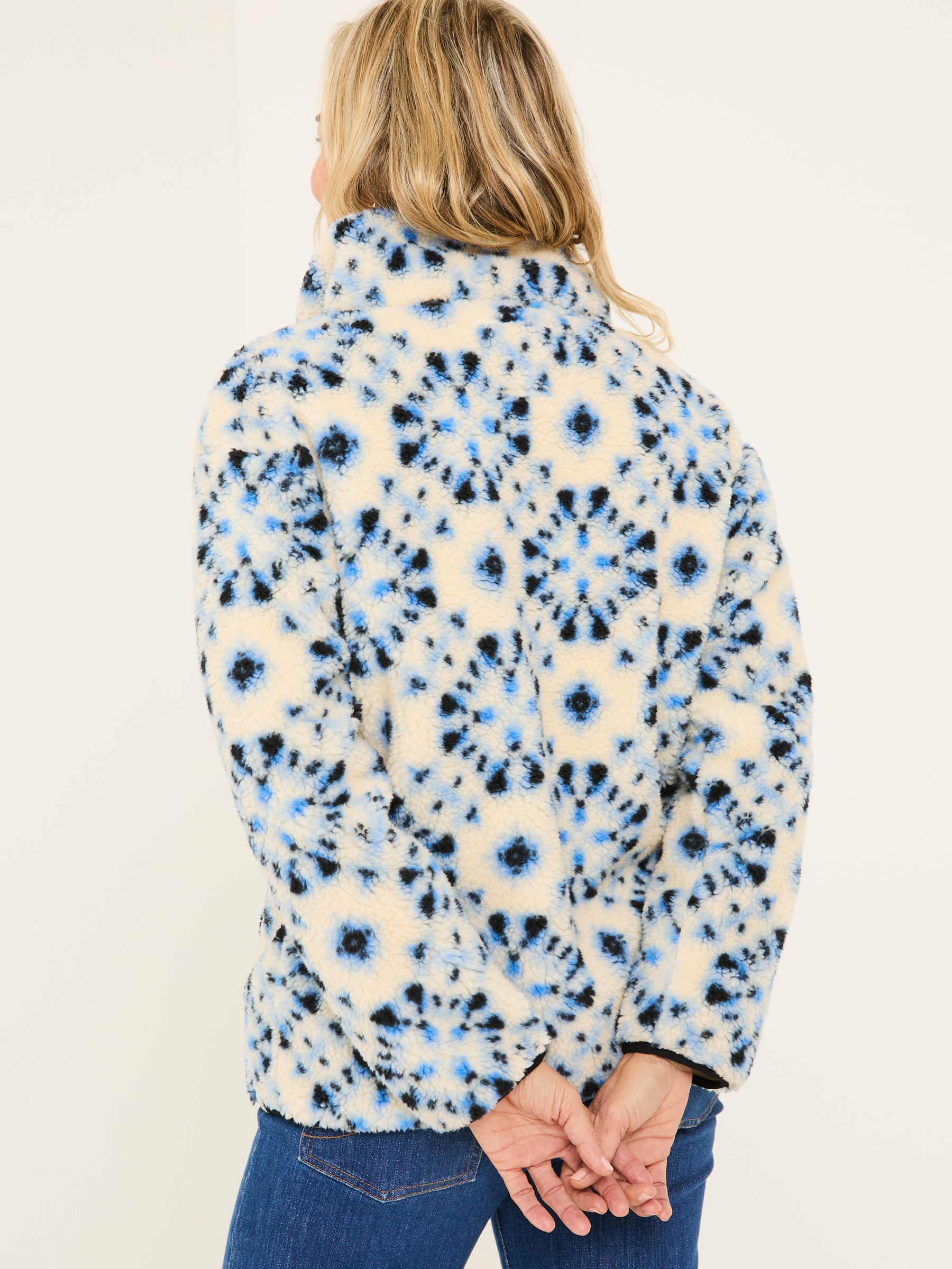 Ivory Batik Geo Overhead Fleece - Image 3 of 10