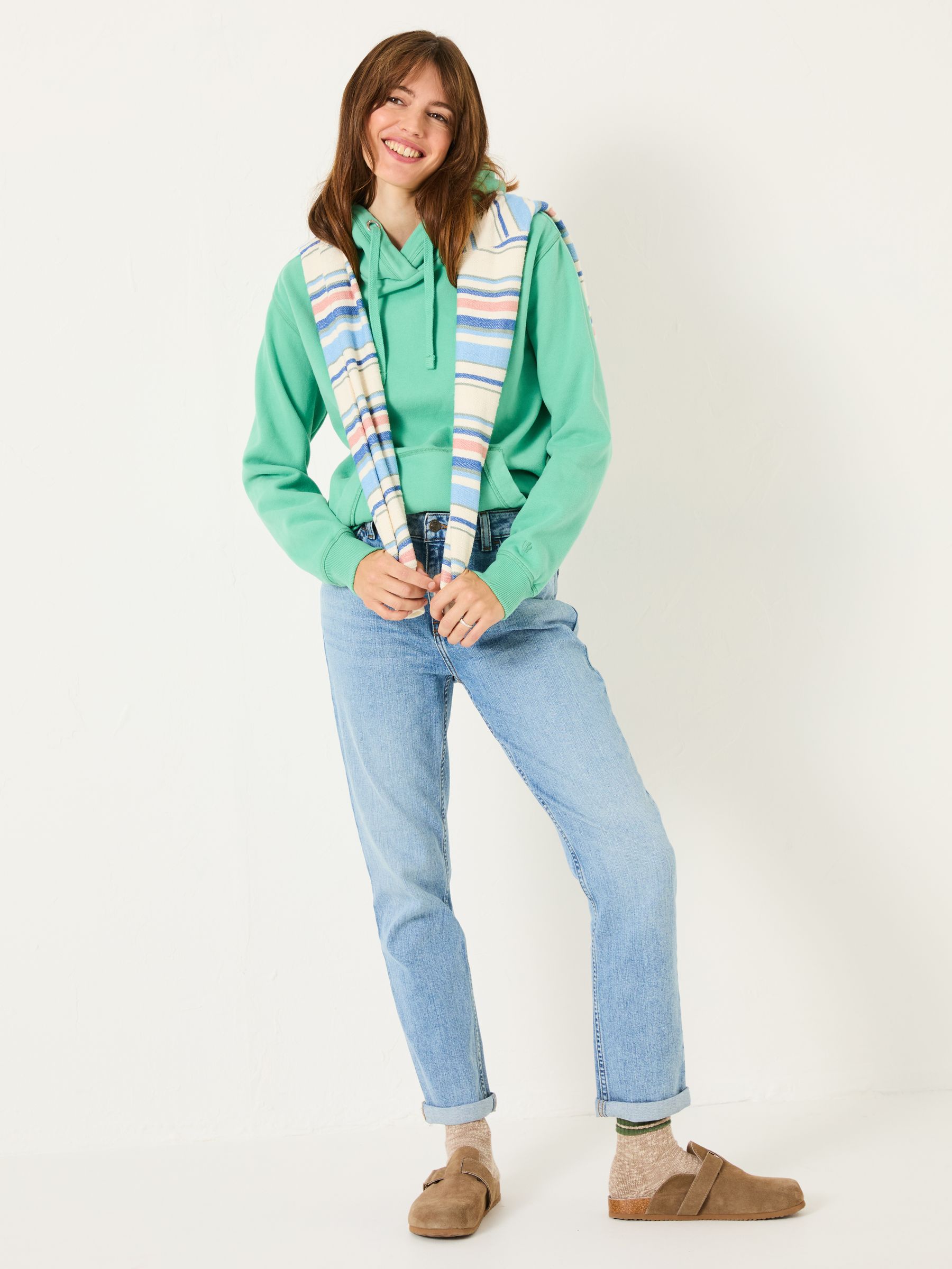 Izzy Jade Green Overhead Hoodie - Image 3 of 6