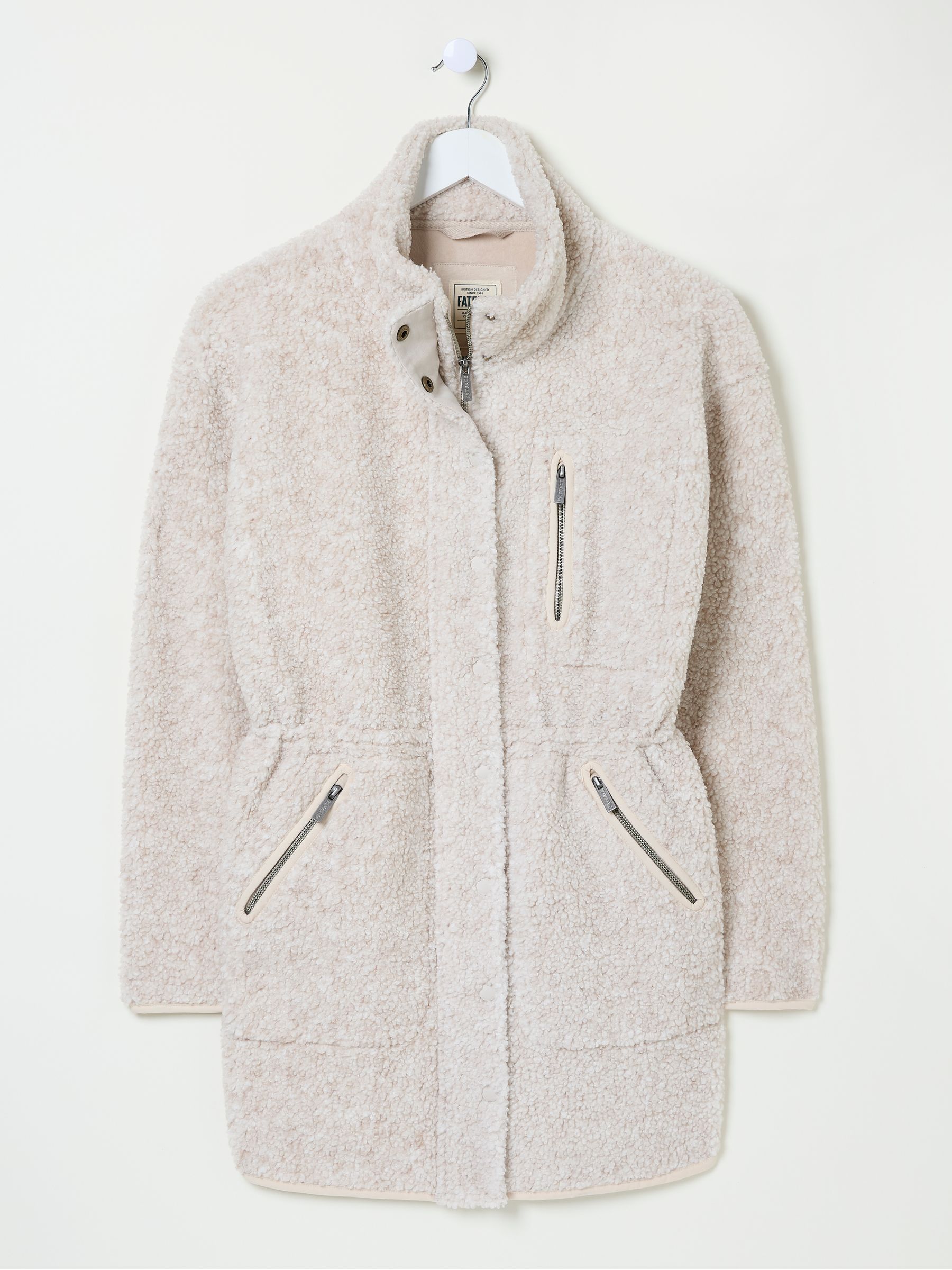 Hadley Oatmeal Zip Through Fleece Jacket - Image 7 of 8