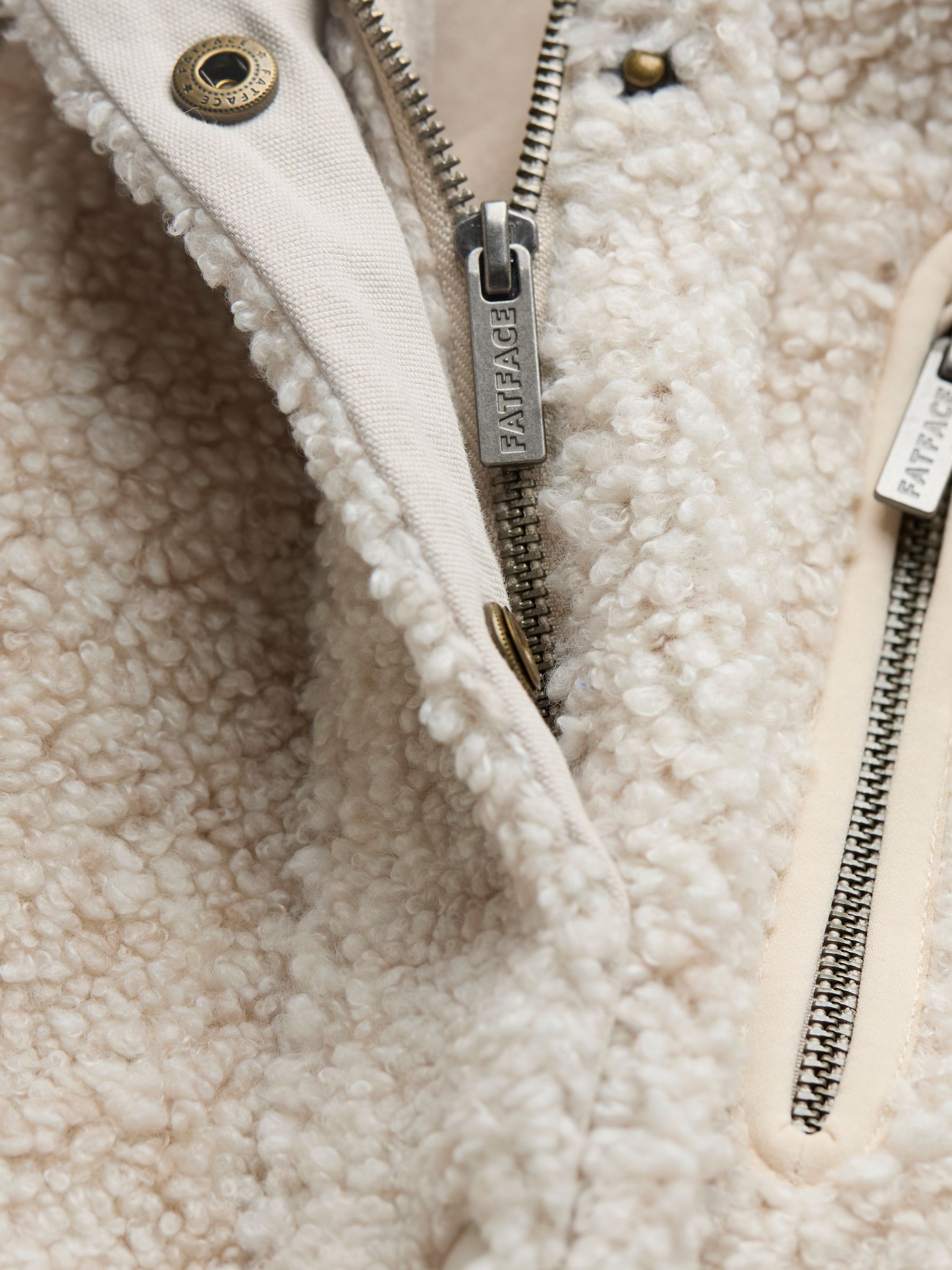 Hadley Oatmeal Zip Through Fleece Jacket - Image 8 of 8
