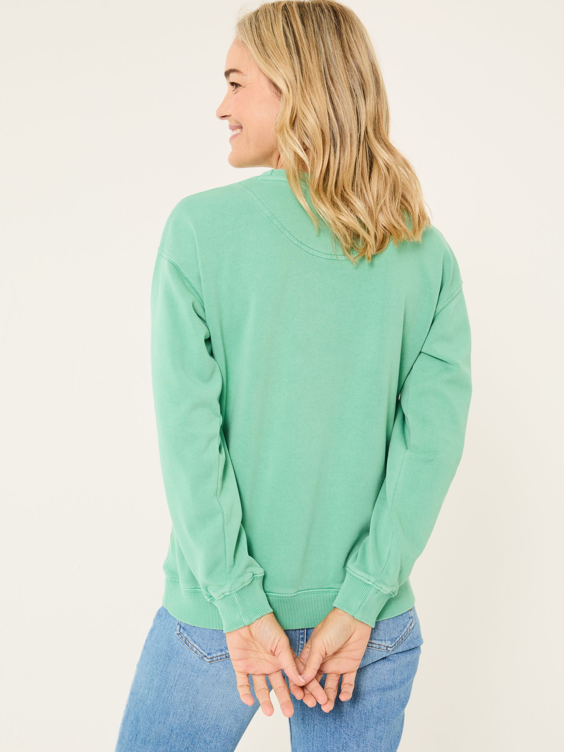 Georgia Jade Green Crew Sweatshirt - Image 2 of 4