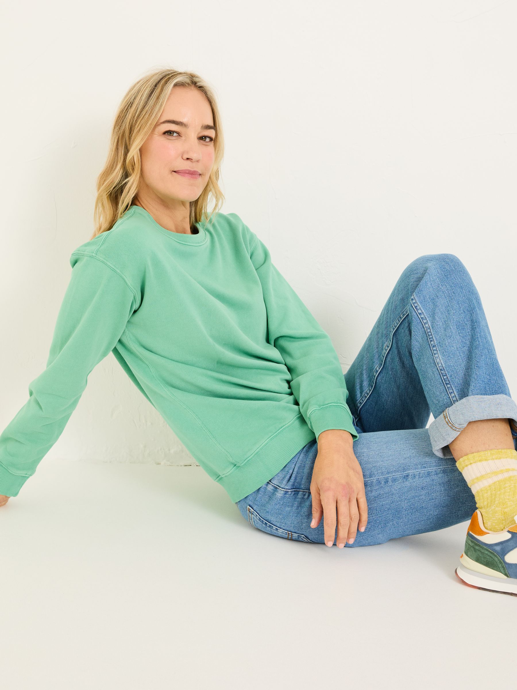 Georgia Jade Green Crew Sweatshirt - Image 3 of 4