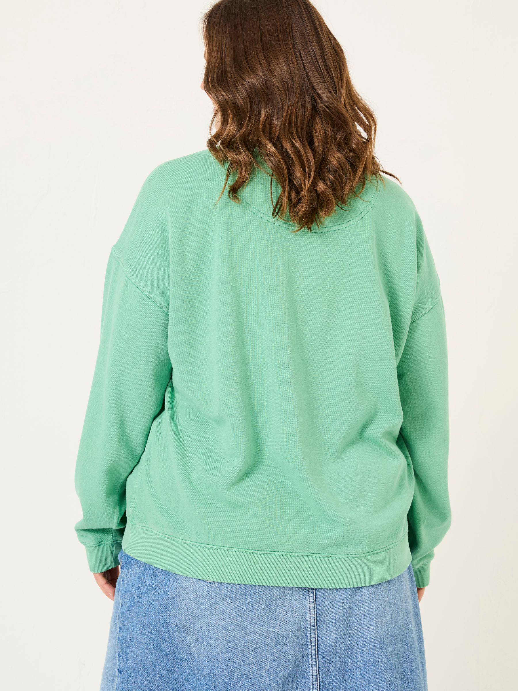 Georgia Jade Green Crew Sweatshirt - Image 8 of 9