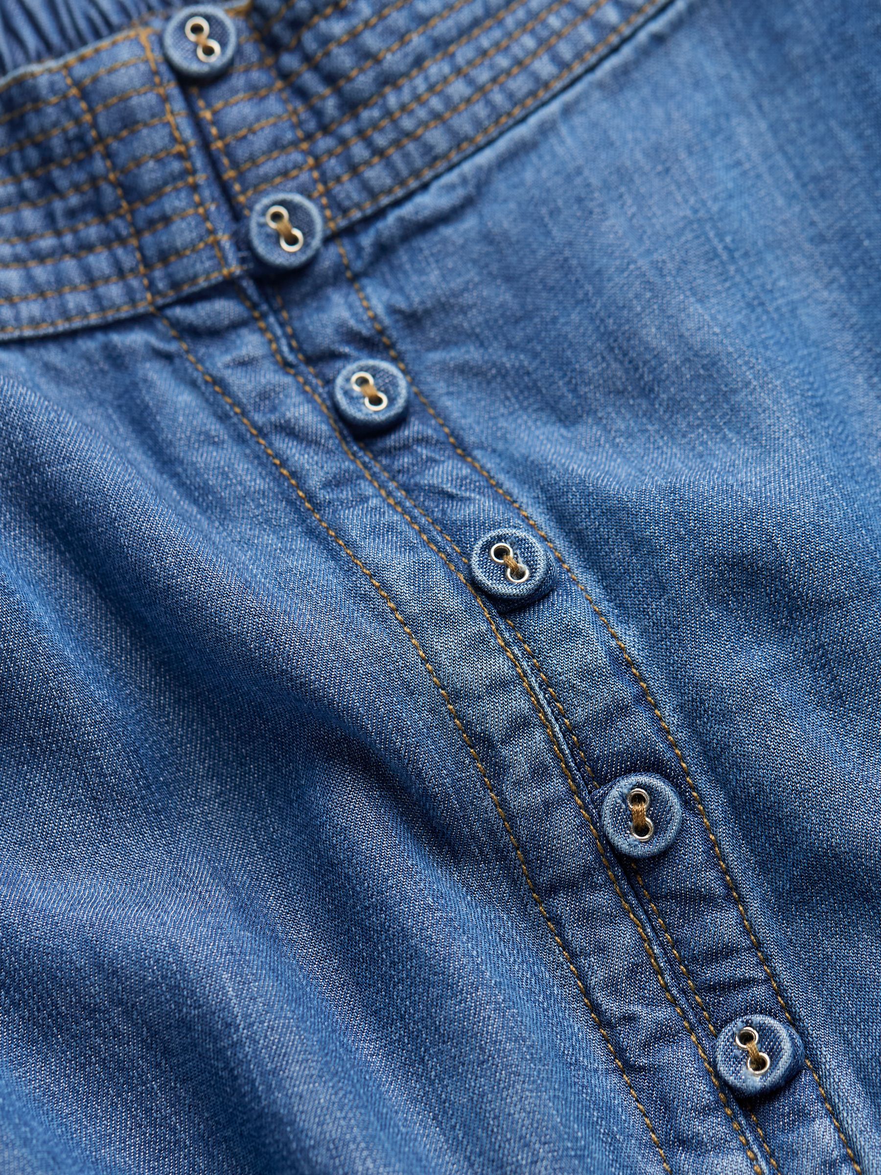Blue Denim Arabella Midi Skirt - Image 12 of 12