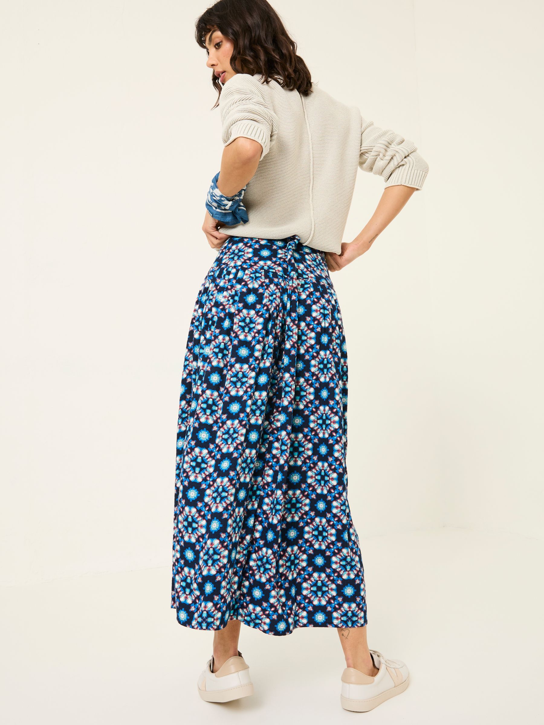 Indigo Blue Jay Midi Skirt - Image 2 of 6