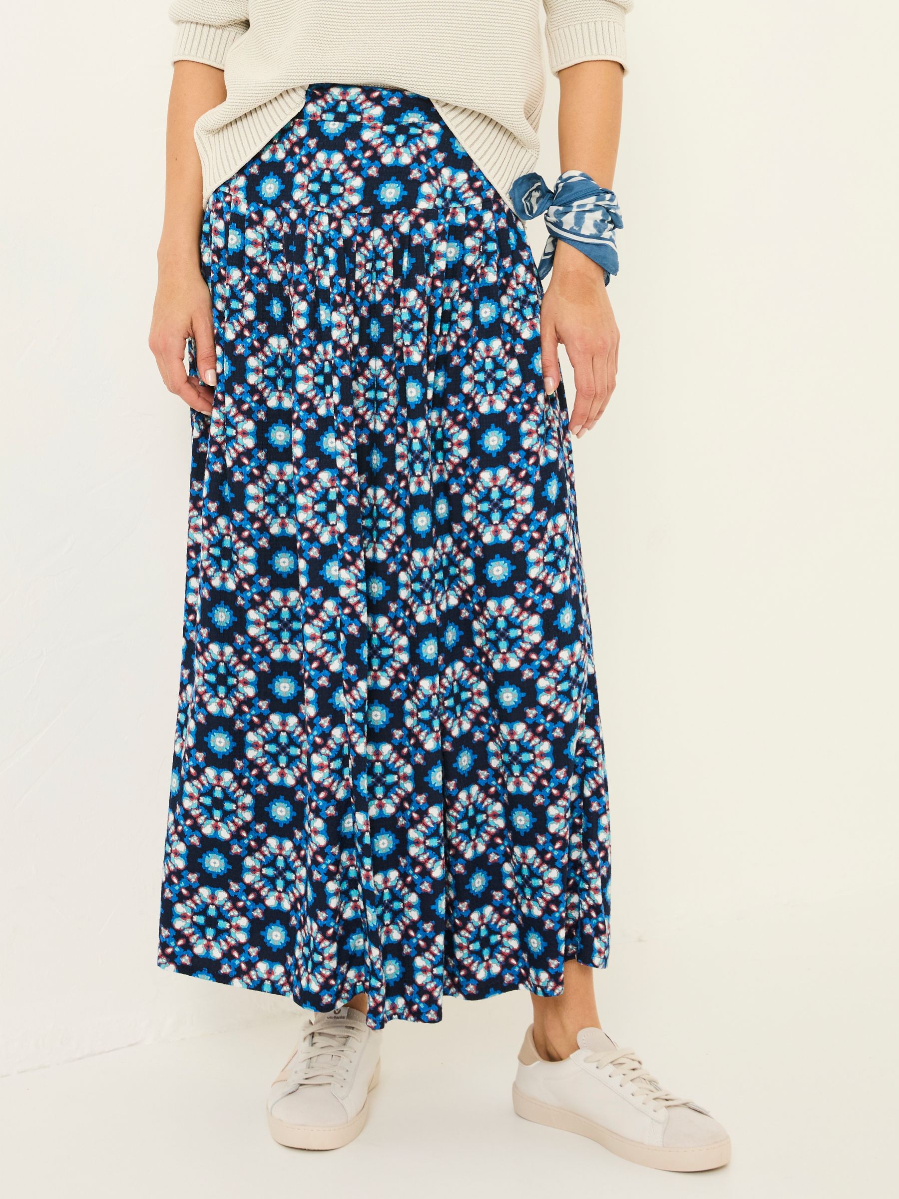 Indigo Blue Jay Midi Skirt - Image 4 of 6